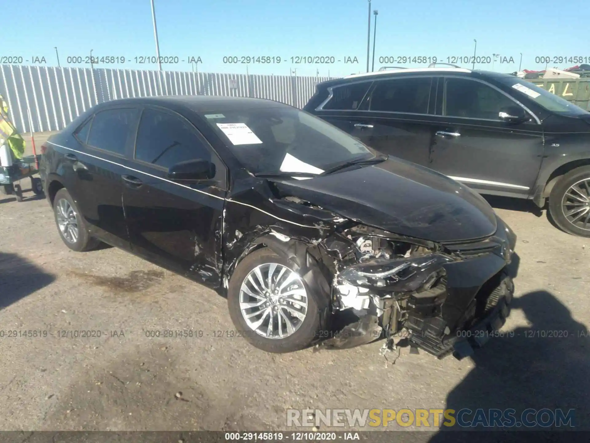 1 Photograph of a damaged car 5YFBURHE0KP873399 TOYOTA COROLLA 2019