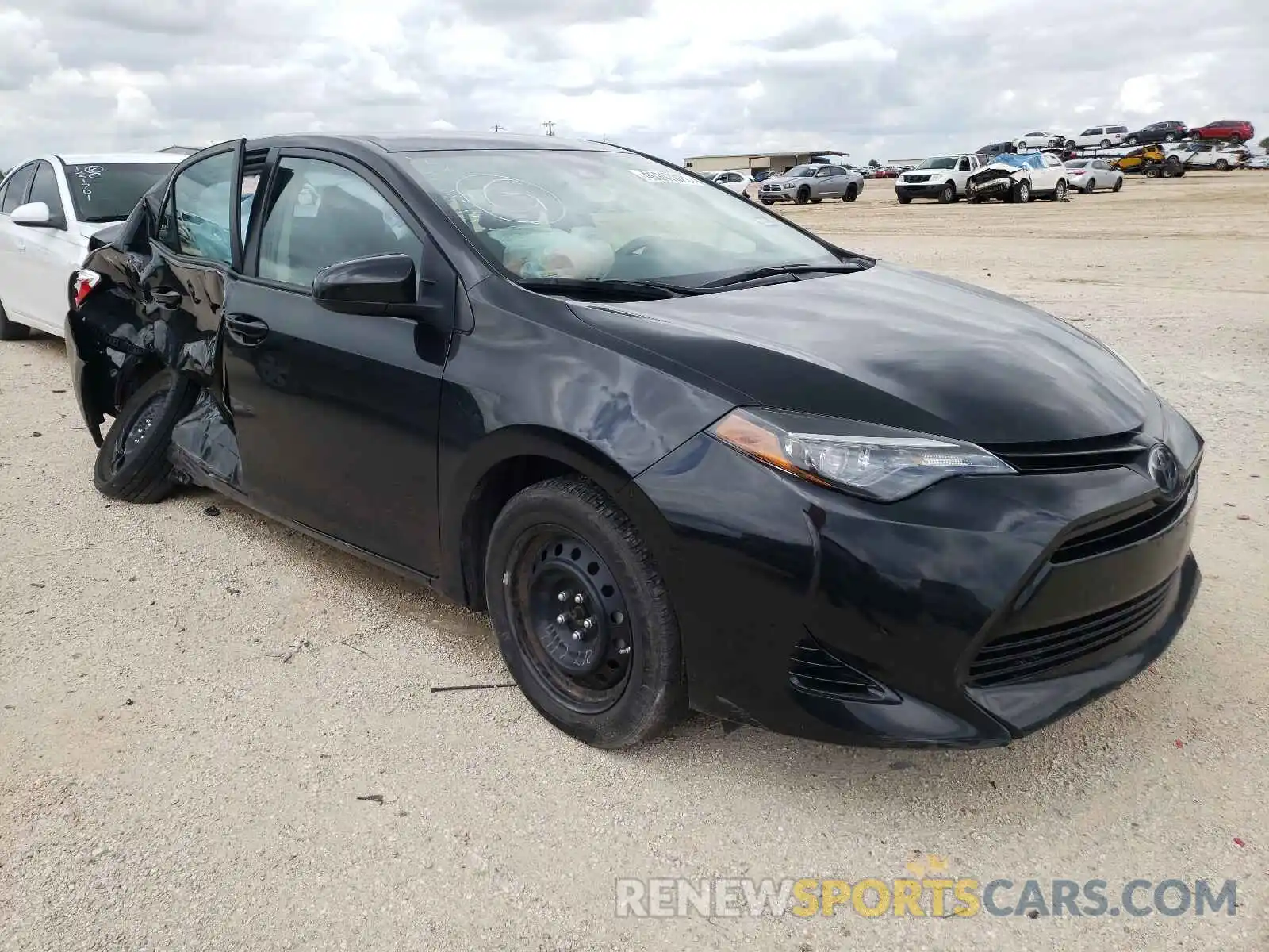 1 Photograph of a damaged car 5YFBURHE0KP873435 TOYOTA COROLLA 2019