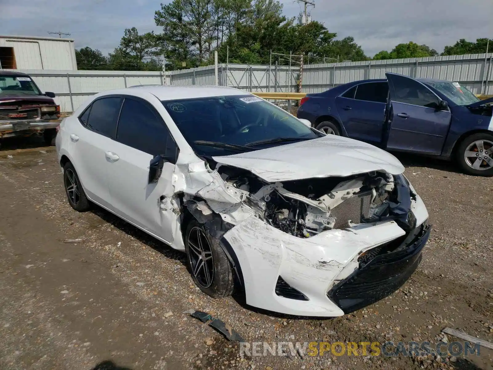 1 Photograph of a damaged car 5YFBURHE0KP873712 TOYOTA COROLLA 2019