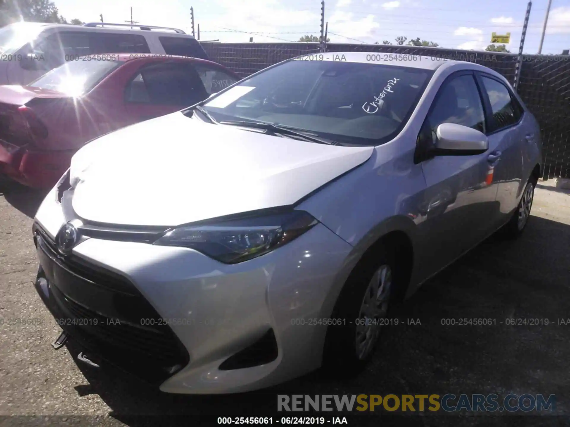 2 Photograph of a damaged car 5YFBURHE0KP874133 TOYOTA COROLLA 2019