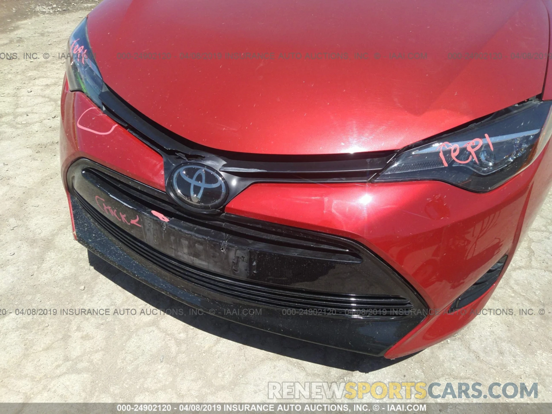 6 Photograph of a damaged car 5YFBURHE0KP874200 TOYOTA COROLLA 2019