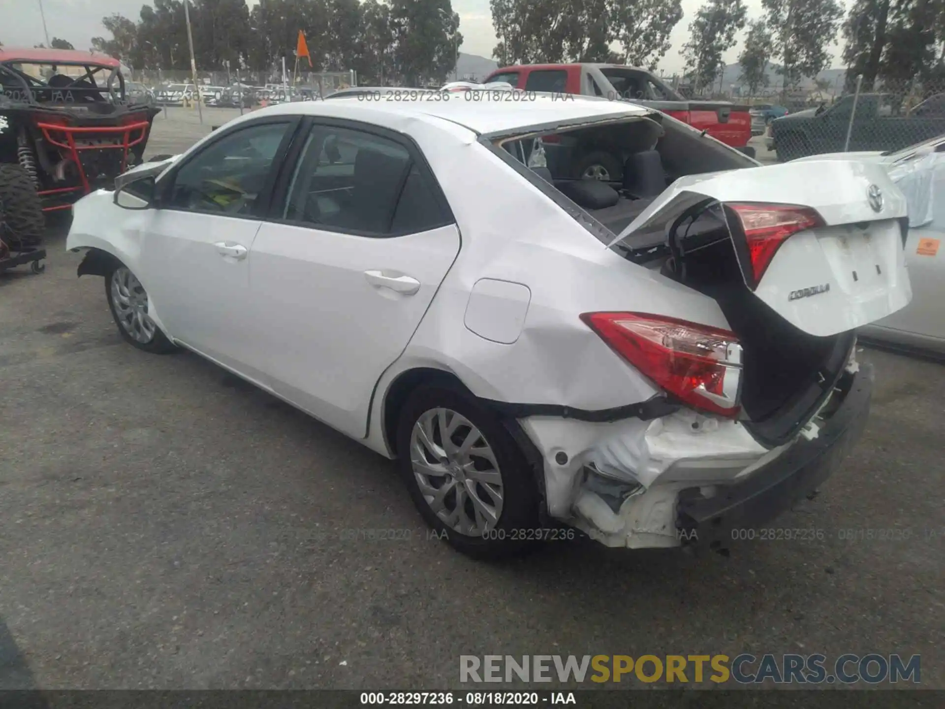 3 Photograph of a damaged car 5YFBURHE0KP874245 TOYOTA COROLLA 2019