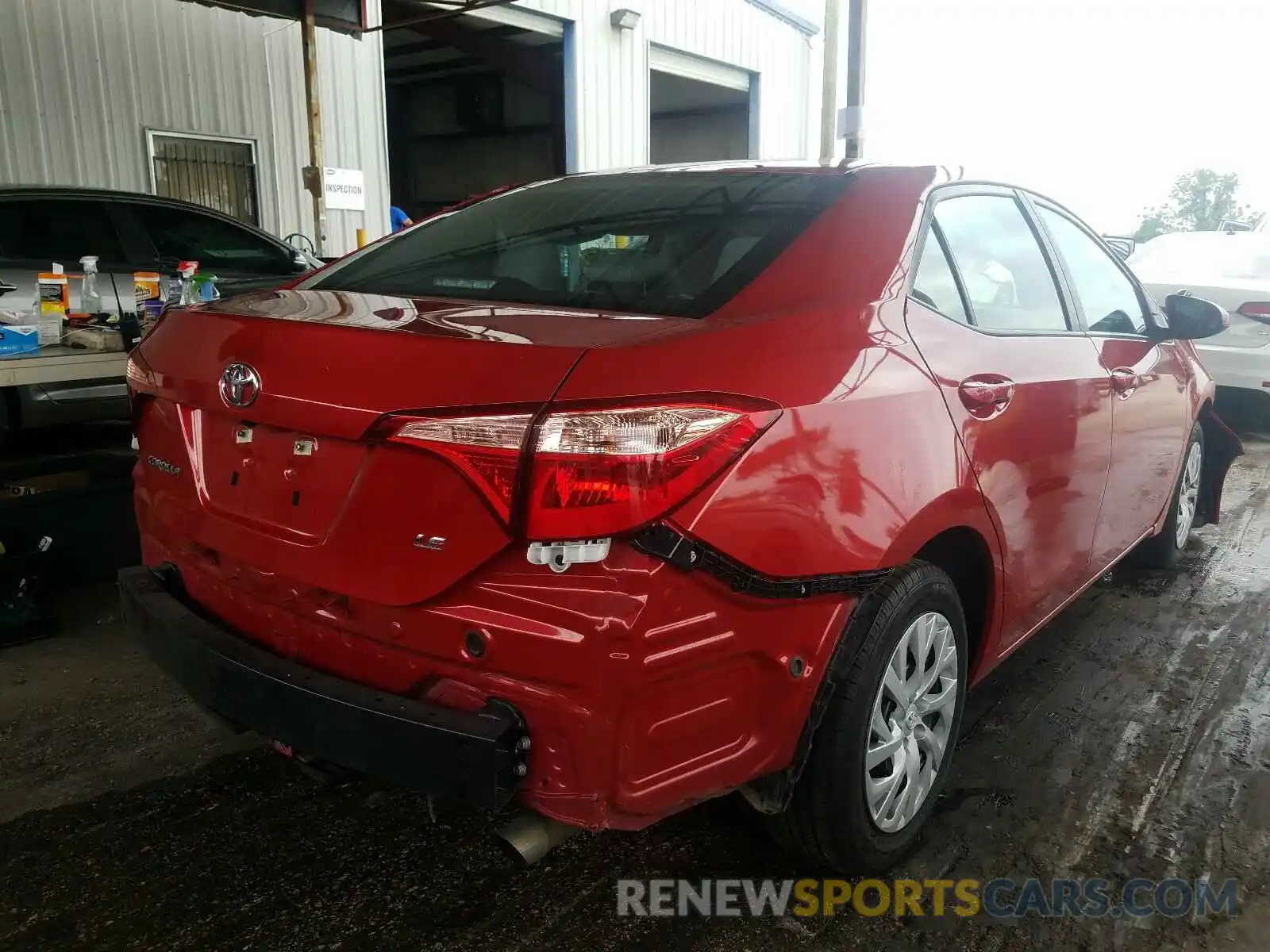 4 Photograph of a damaged car 5YFBURHE0KP874276 TOYOTA COROLLA 2019