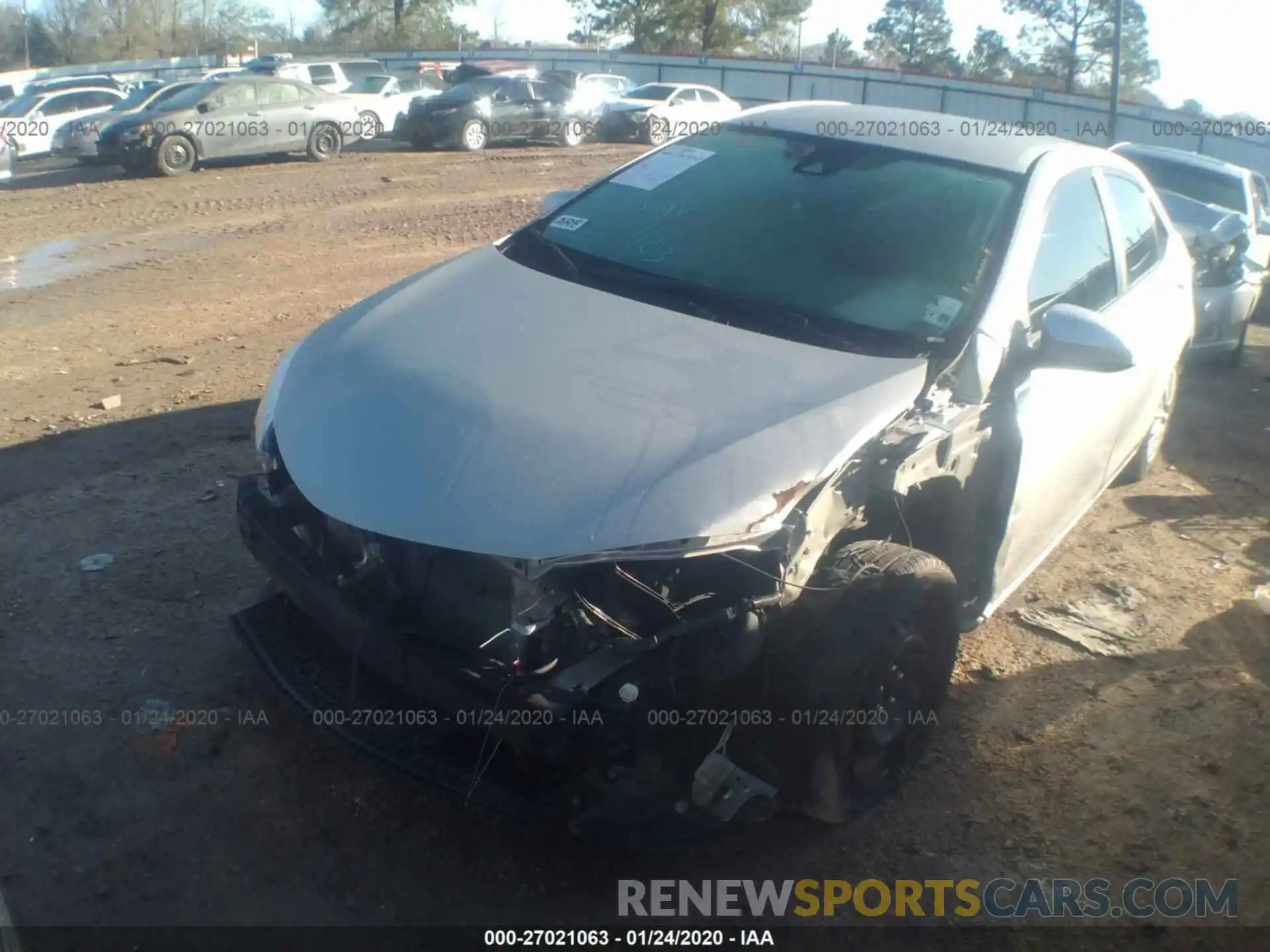 2 Photograph of a damaged car 5YFBURHE0KP874889 TOYOTA COROLLA 2019