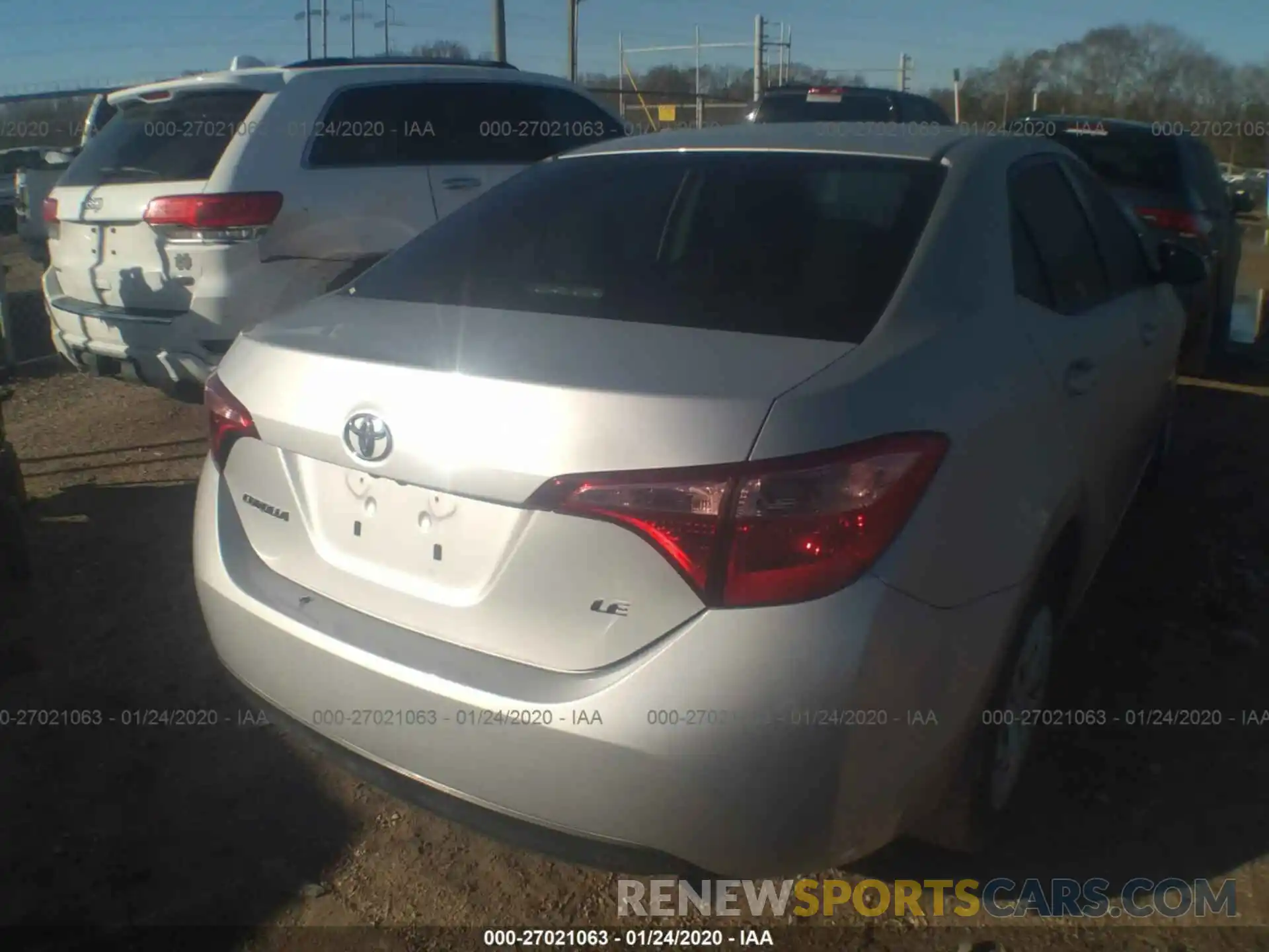 4 Photograph of a damaged car 5YFBURHE0KP874889 TOYOTA COROLLA 2019