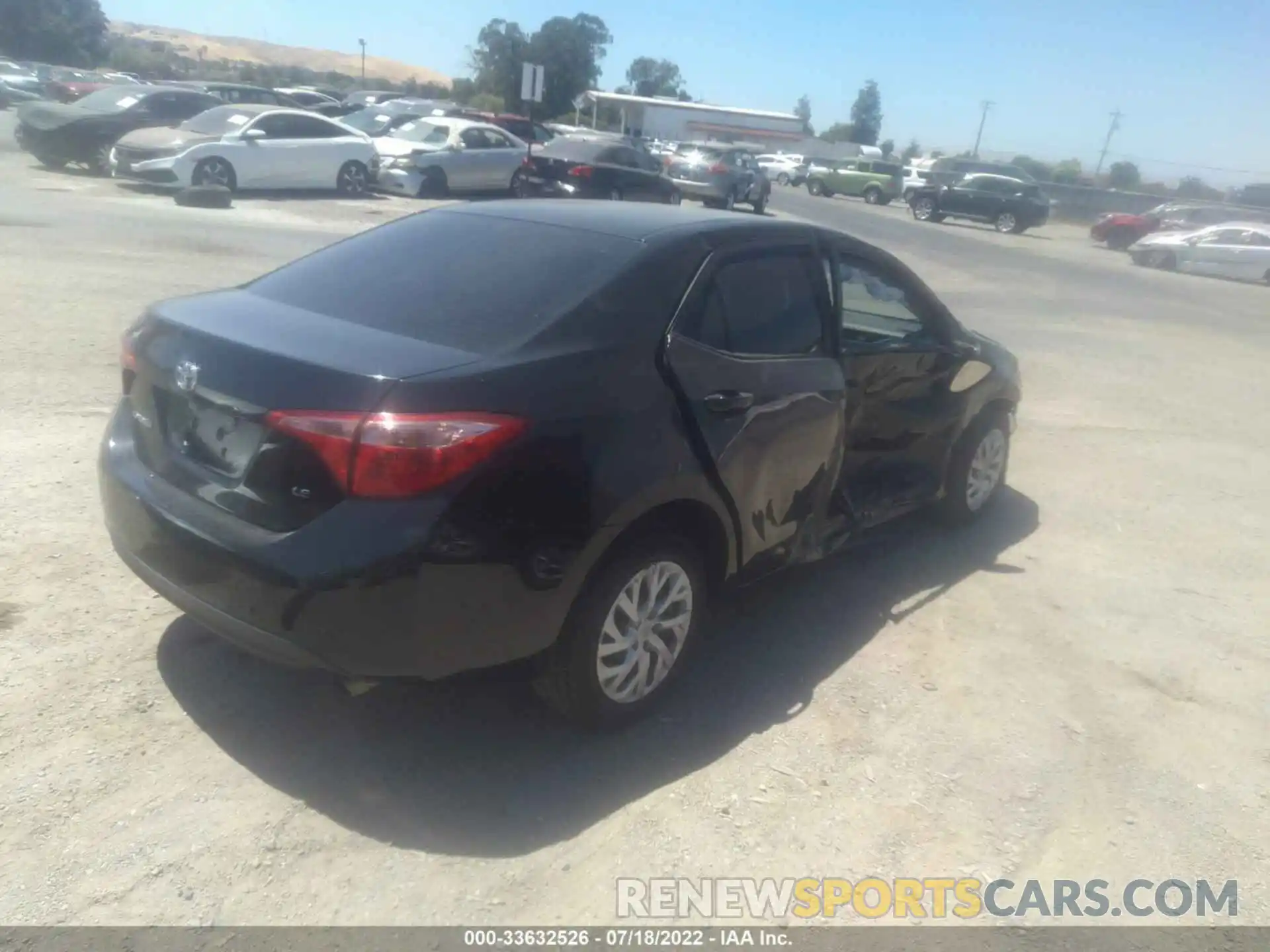 4 Photograph of a damaged car 5YFBURHE0KP874990 TOYOTA COROLLA 2019