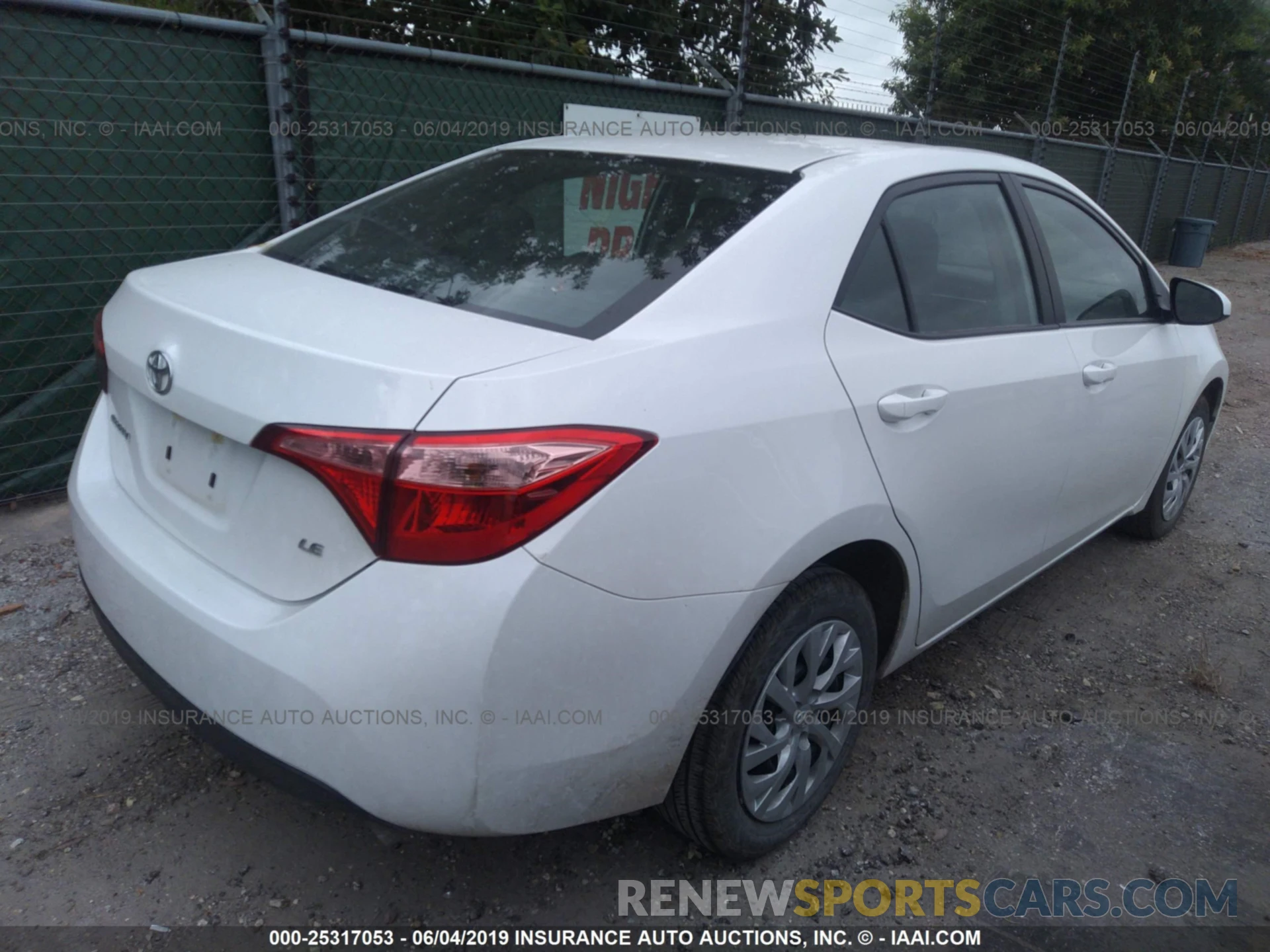 4 Photograph of a damaged car 5YFBURHE0KP875010 TOYOTA COROLLA 2019