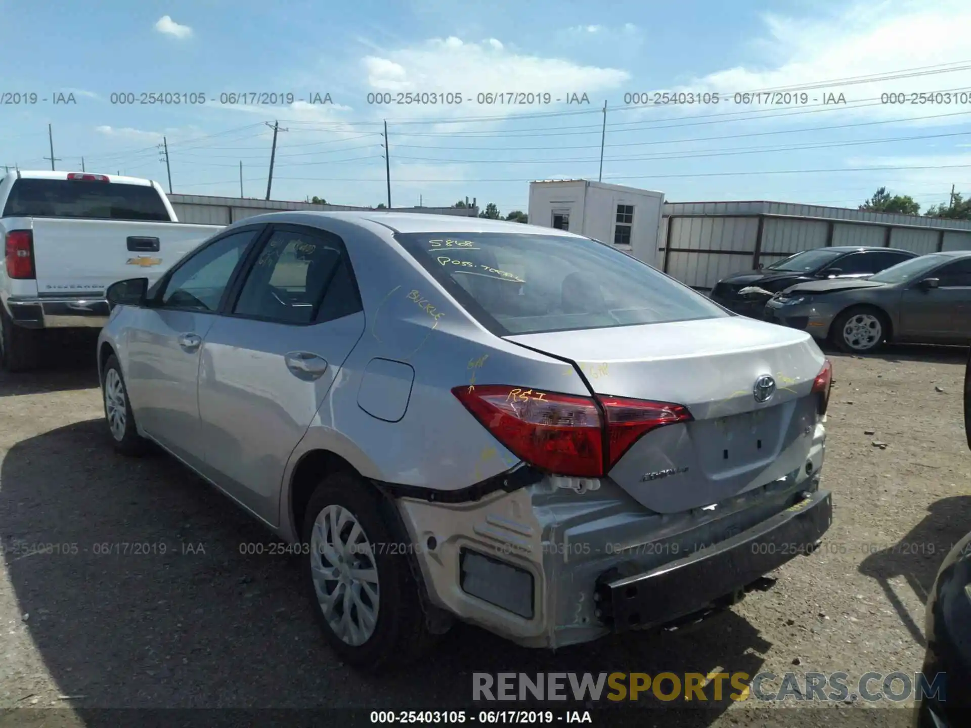 3 Photograph of a damaged car 5YFBURHE0KP875220 TOYOTA COROLLA 2019