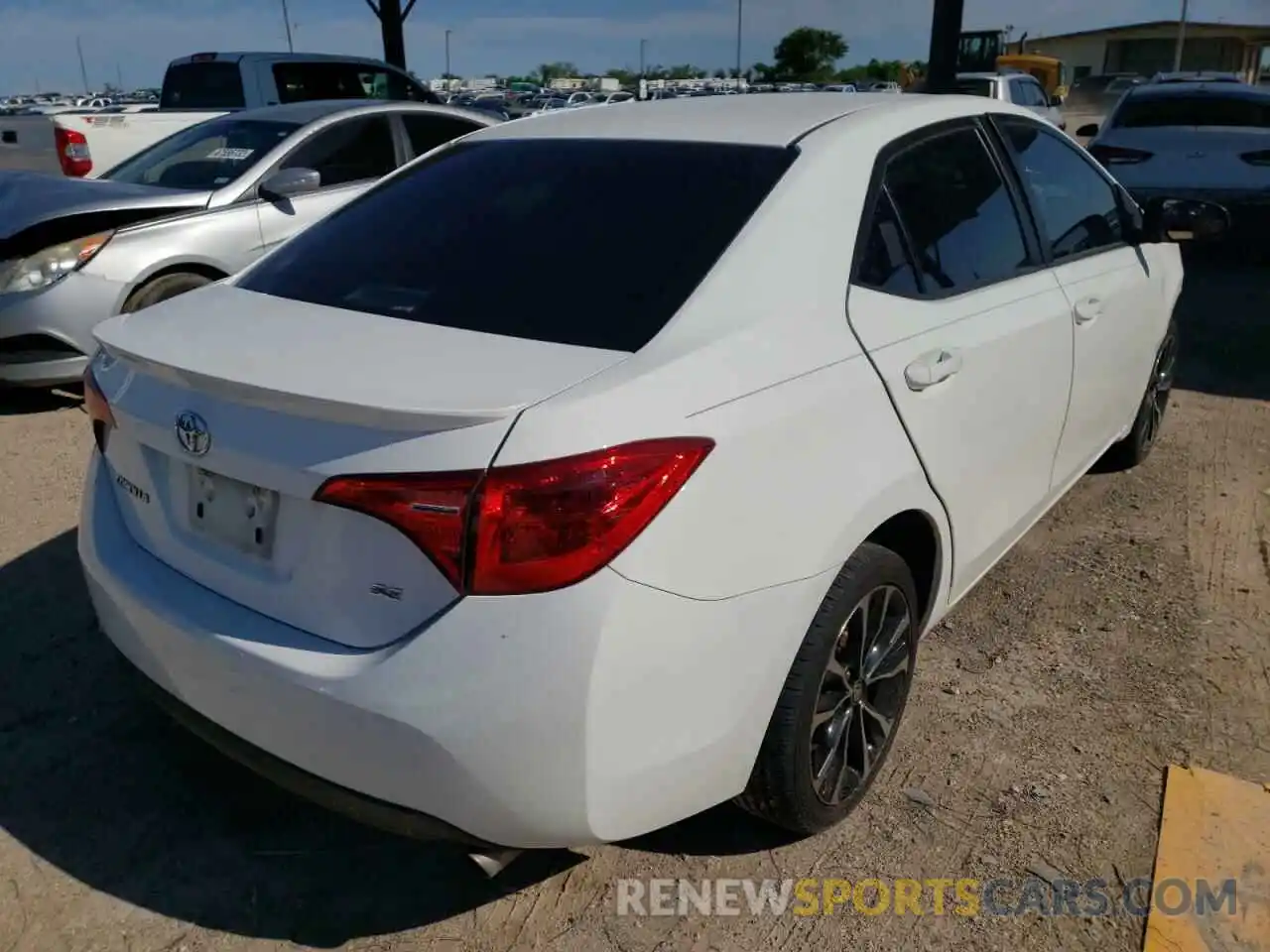 4 Photograph of a damaged car 5YFBURHE0KP875458 TOYOTA COROLLA 2019