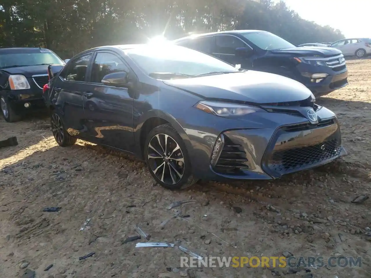 1 Photograph of a damaged car 5YFBURHE0KP875721 TOYOTA COROLLA 2019