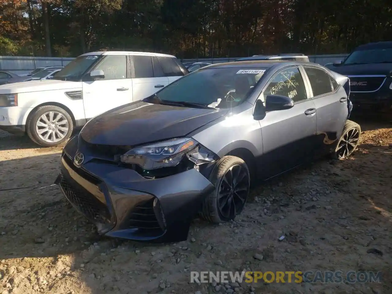 2 Photograph of a damaged car 5YFBURHE0KP875721 TOYOTA COROLLA 2019