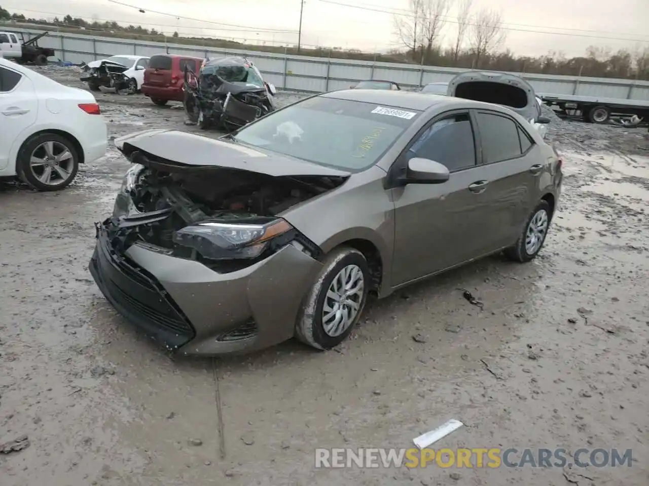 2 Photograph of a damaged car 5YFBURHE0KP875850 TOYOTA COROLLA 2019