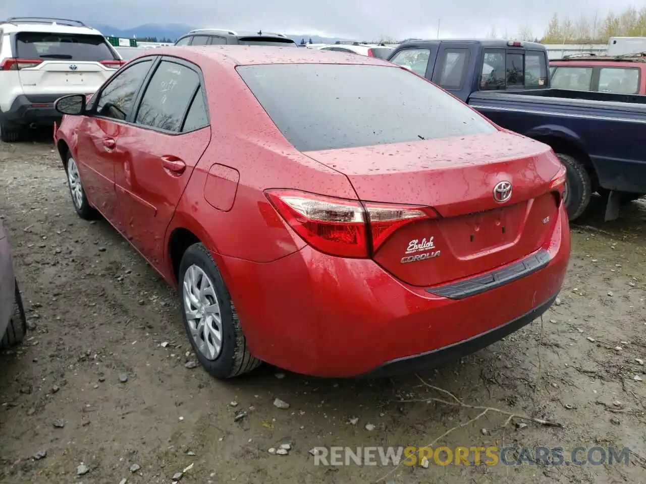 3 Photograph of a damaged car 5YFBURHE0KP875864 TOYOTA COROLLA 2019