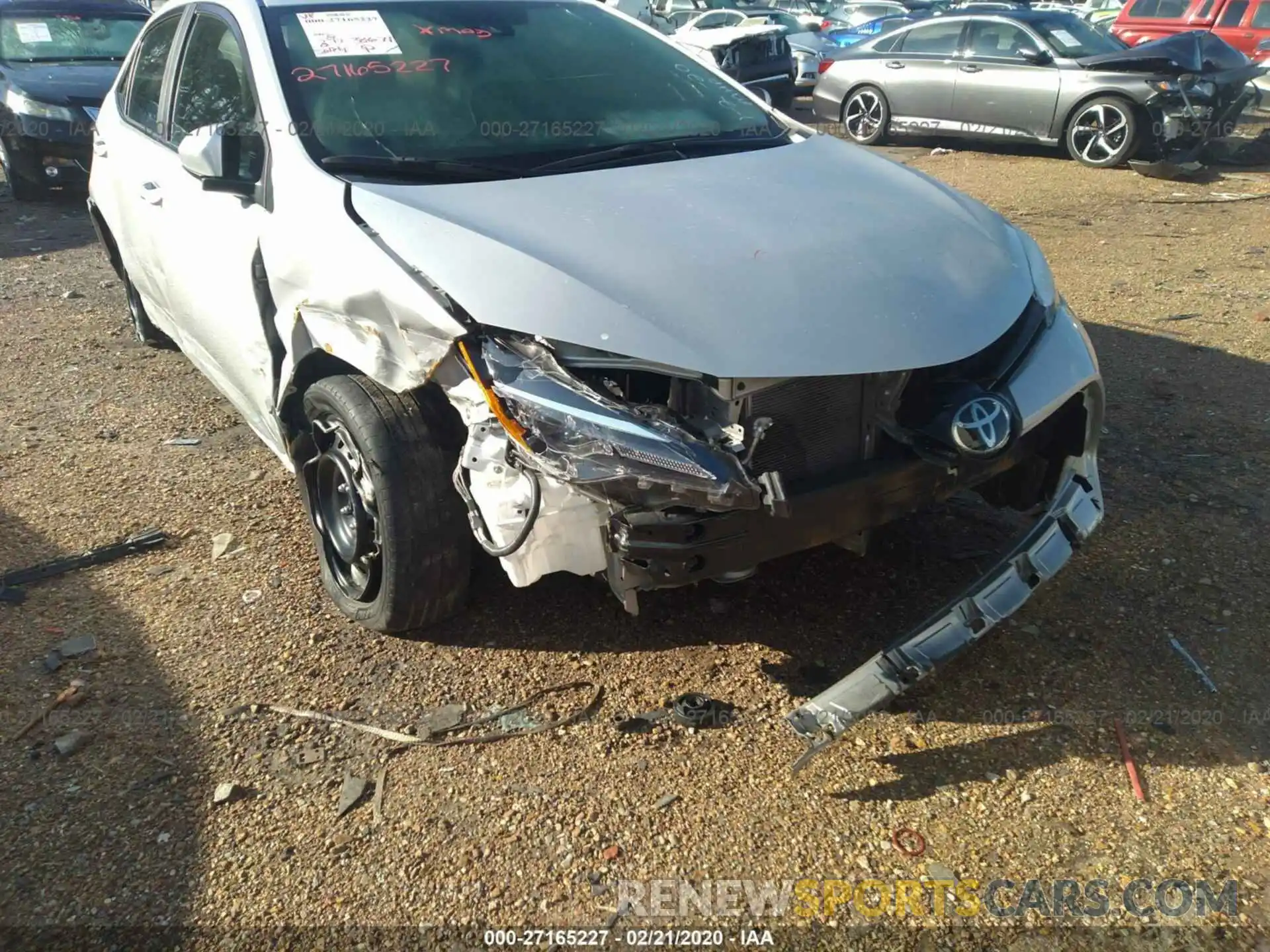 5 Photograph of a damaged car 5YFBURHE0KP875993 TOYOTA COROLLA 2019