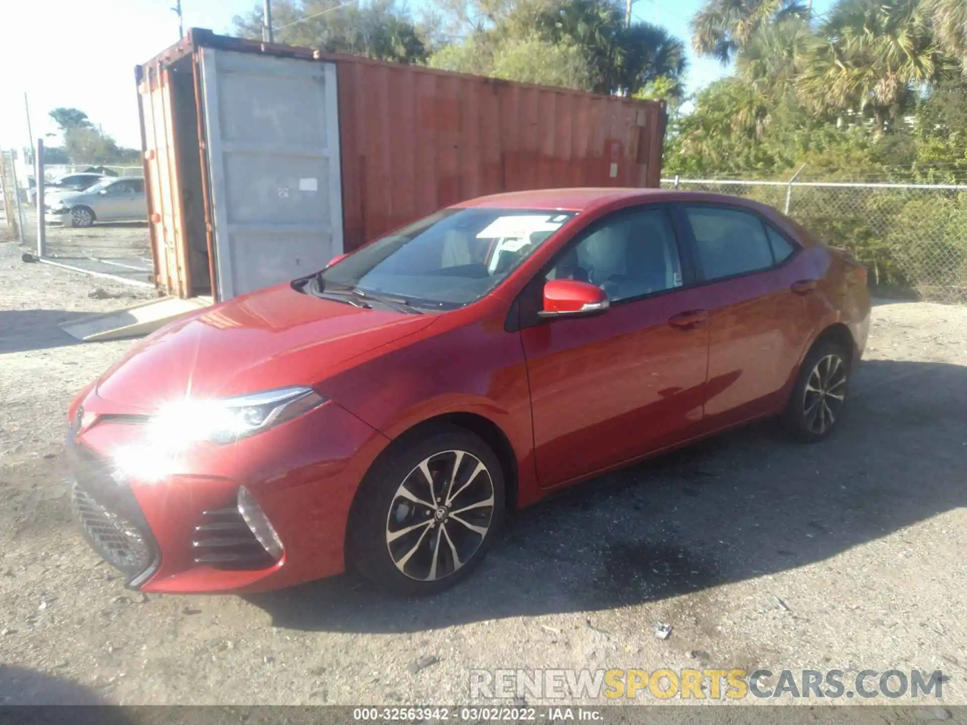 2 Photograph of a damaged car 5YFBURHE0KP876416 TOYOTA COROLLA 2019