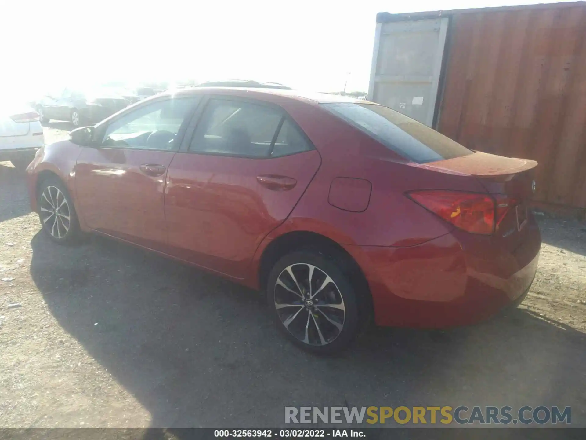 3 Photograph of a damaged car 5YFBURHE0KP876416 TOYOTA COROLLA 2019