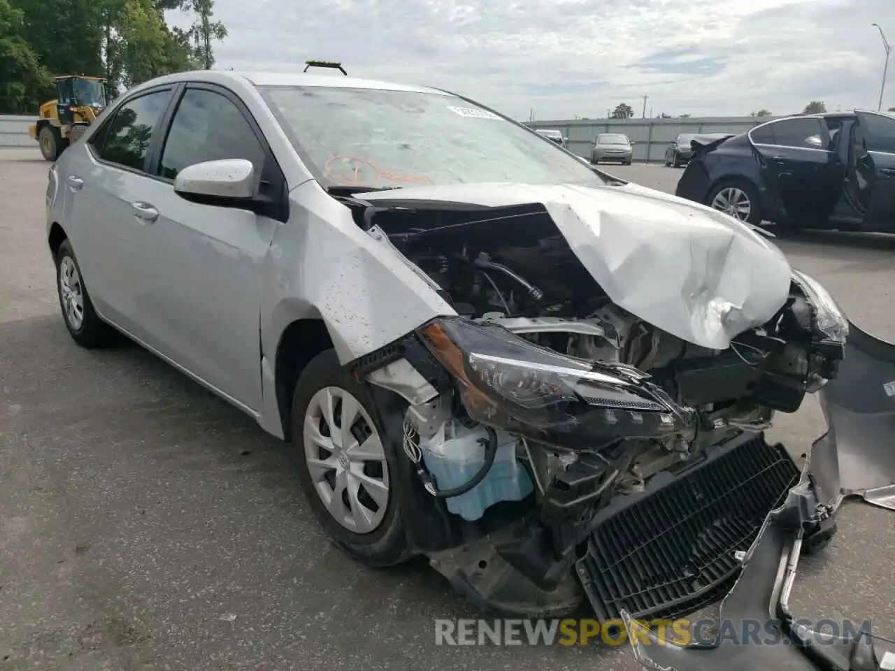 1 Photograph of a damaged car 5YFBURHE0KP876528 TOYOTA COROLLA 2019