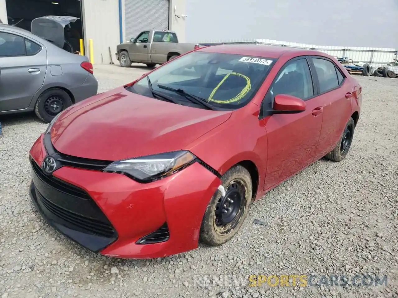 2 Photograph of a damaged car 5YFBURHE0KP877520 TOYOTA COROLLA 2019