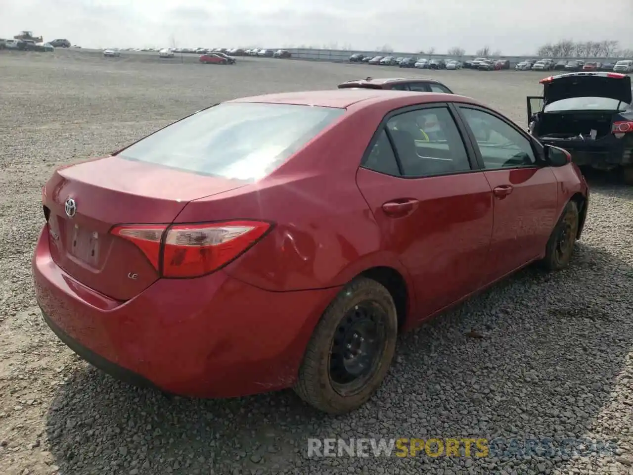 4 Photograph of a damaged car 5YFBURHE0KP877520 TOYOTA COROLLA 2019