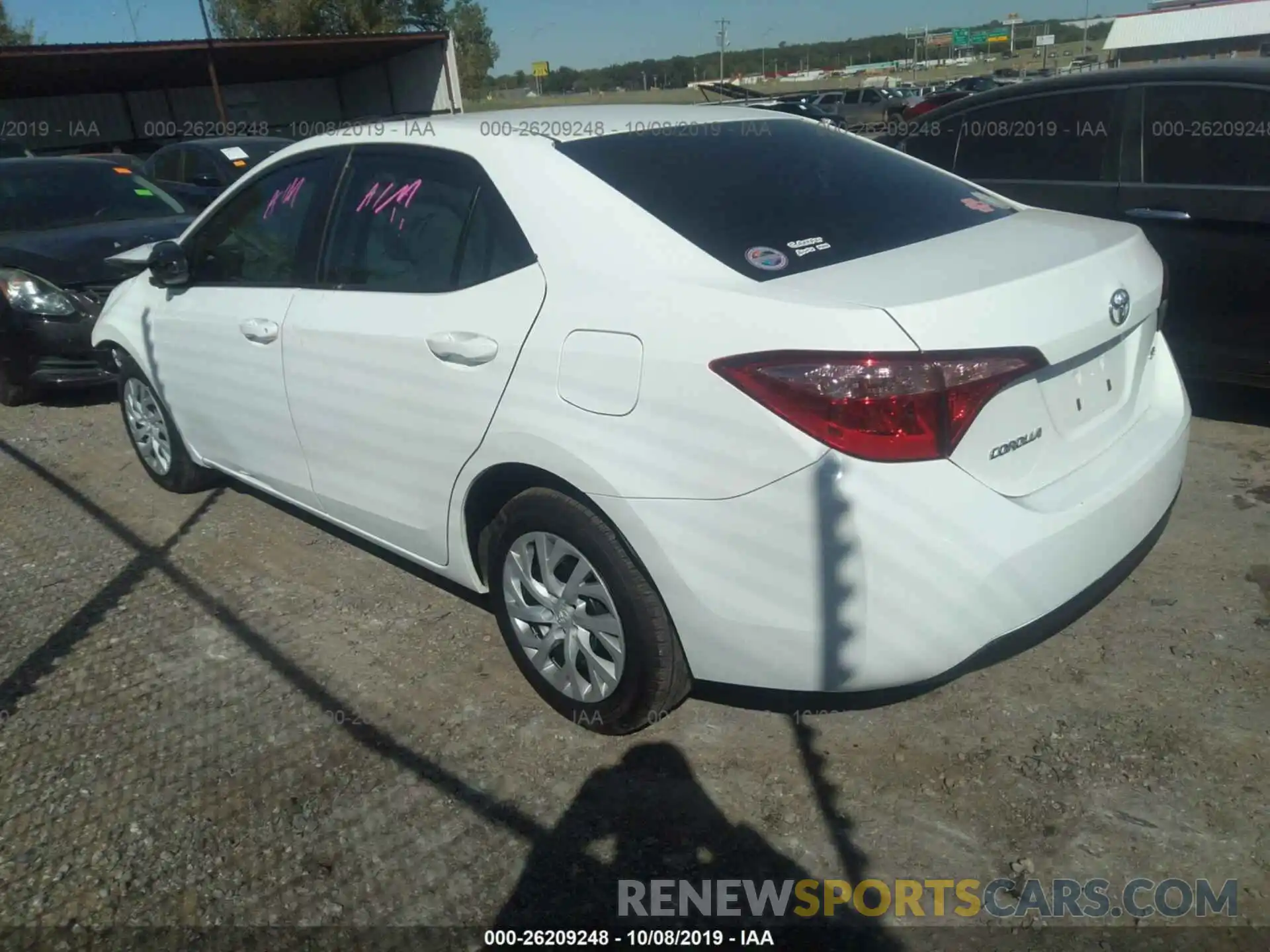 3 Photograph of a damaged car 5YFBURHE0KP877551 TOYOTA COROLLA 2019