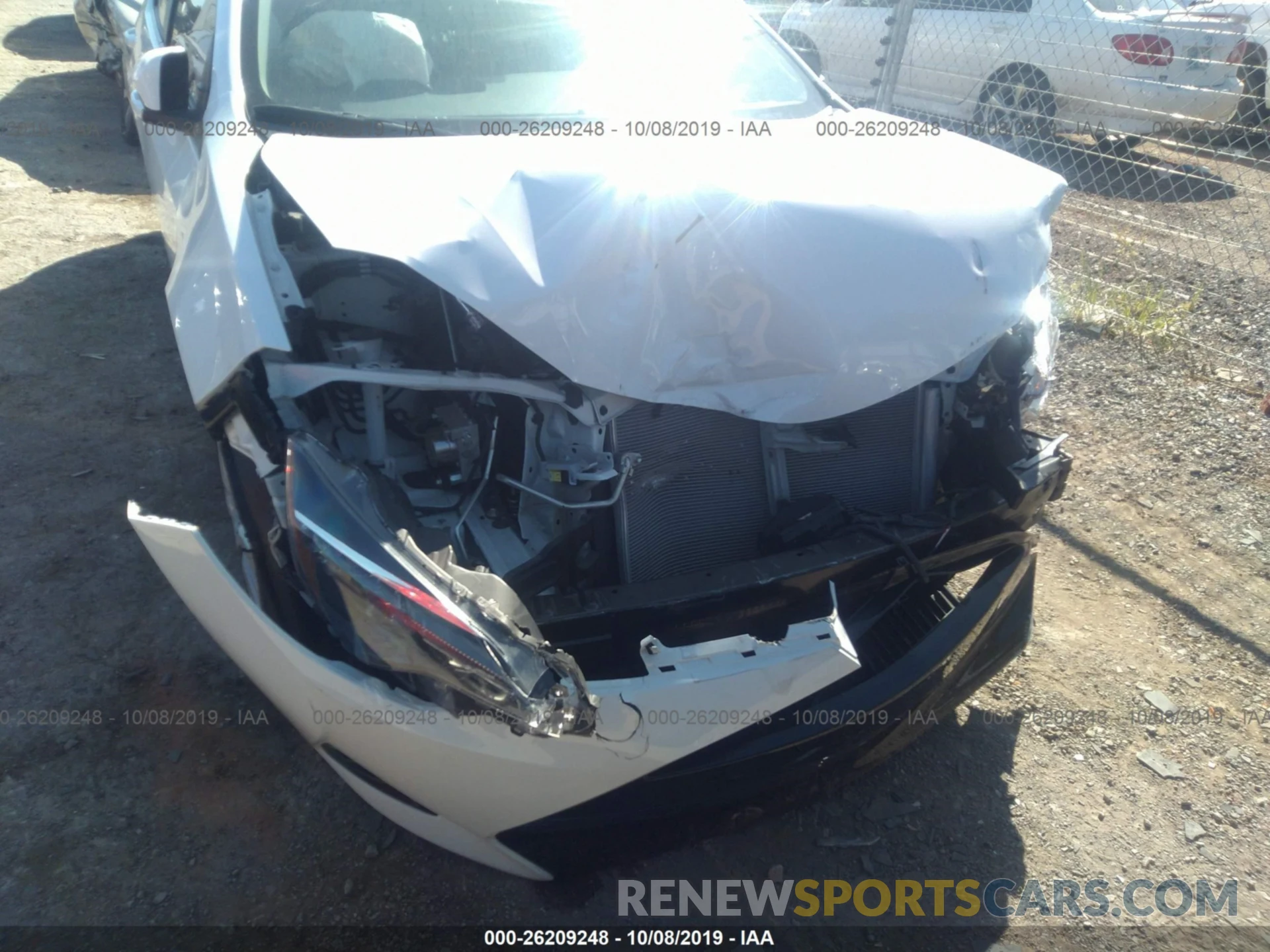 6 Photograph of a damaged car 5YFBURHE0KP877551 TOYOTA COROLLA 2019