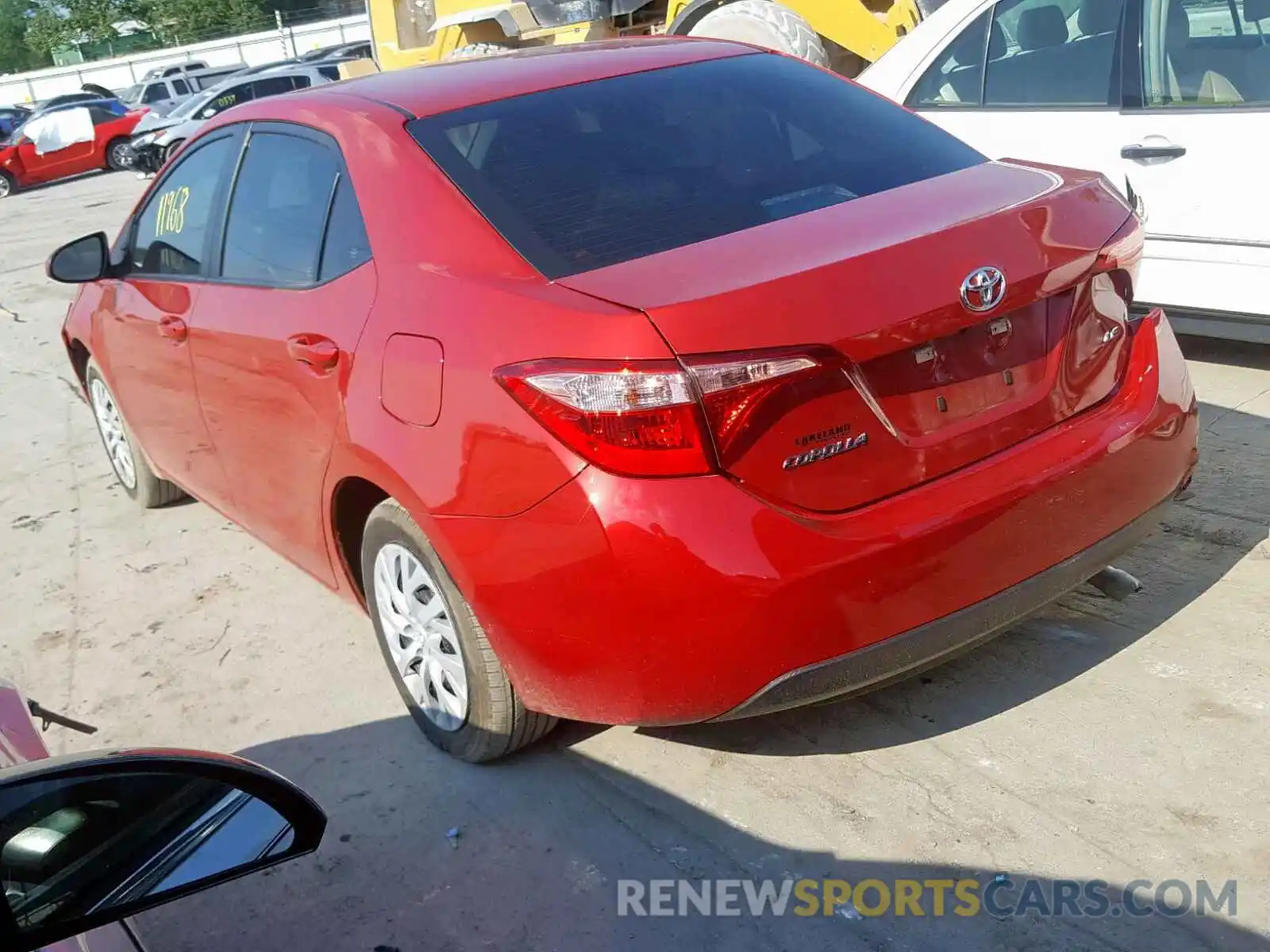 3 Photograph of a damaged car 5YFBURHE0KP877632 TOYOTA COROLLA 2019