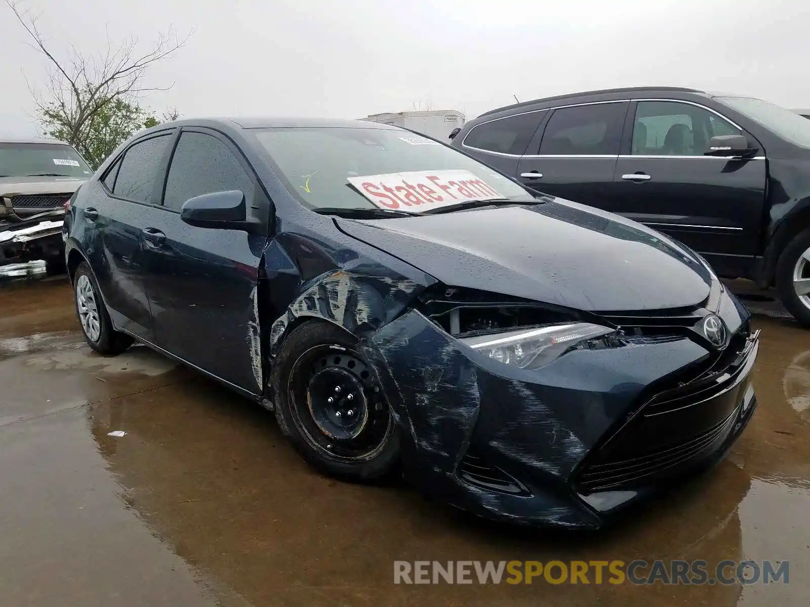 1 Photograph of a damaged car 5YFBURHE0KP877906 TOYOTA COROLLA 2019