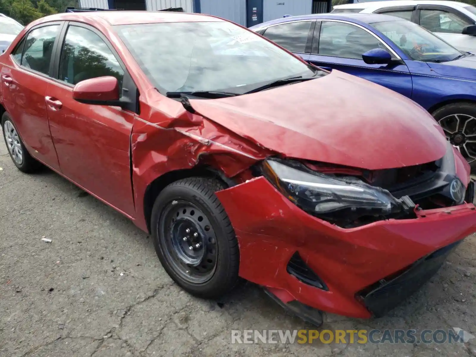 9 Photograph of a damaged car 5YFBURHE0KP878070 TOYOTA COROLLA 2019