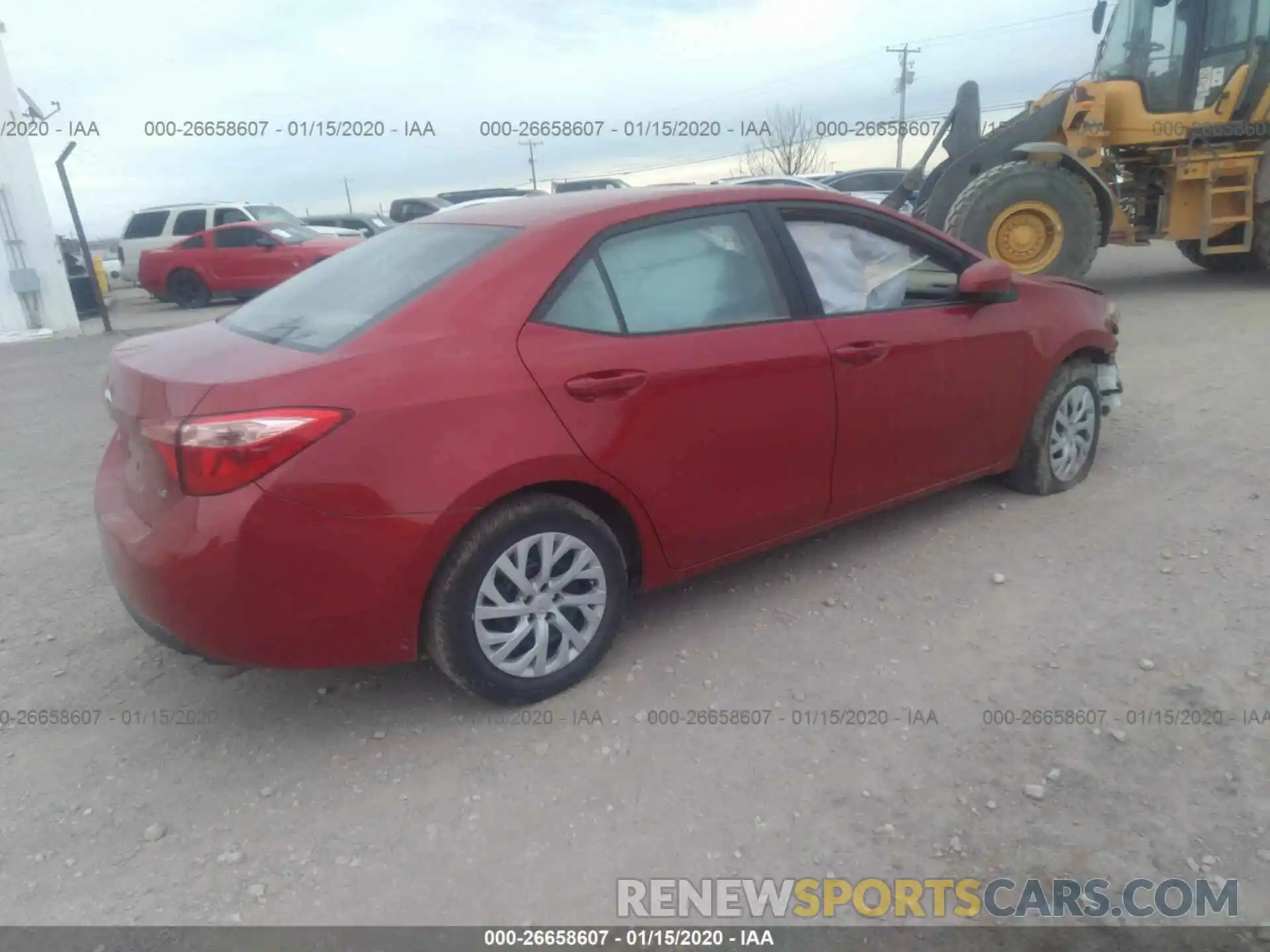 4 Photograph of a damaged car 5YFBURHE0KP878179 TOYOTA COROLLA 2019