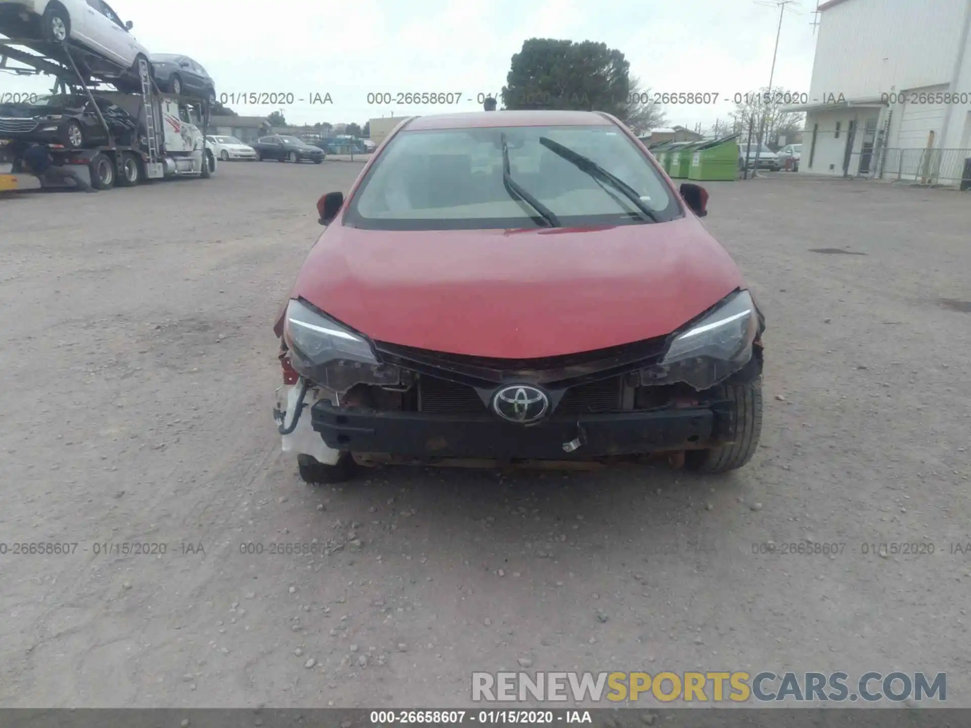 6 Photograph of a damaged car 5YFBURHE0KP878179 TOYOTA COROLLA 2019