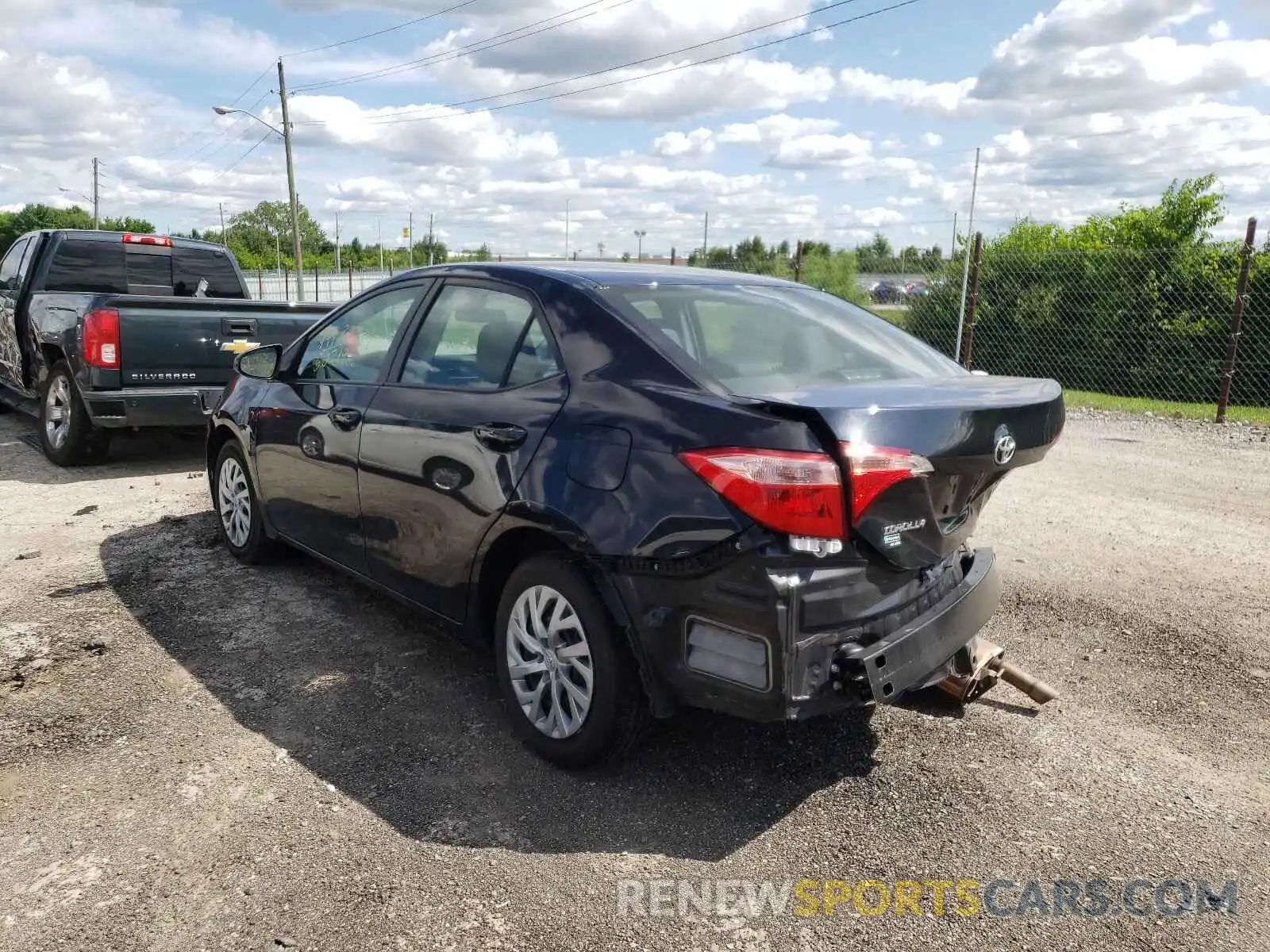 3 Photograph of a damaged car 5YFBURHE0KP878263 TOYOTA COROLLA 2019