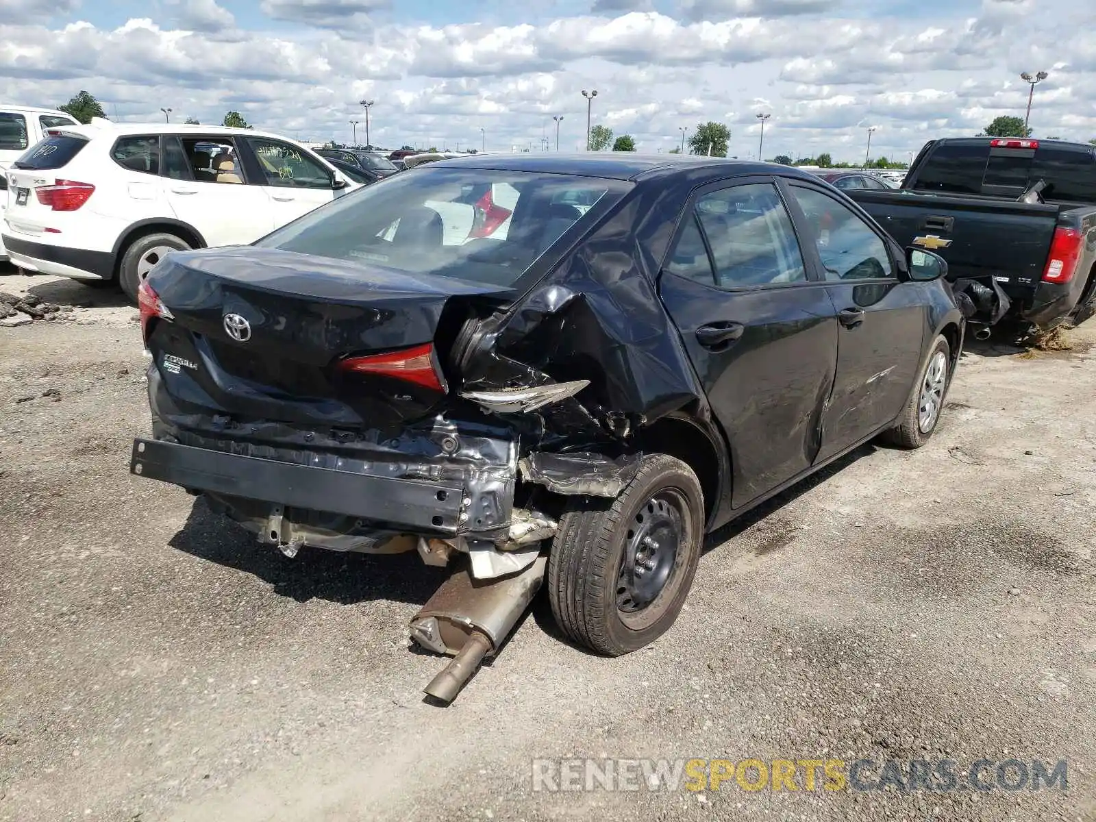 4 Photograph of a damaged car 5YFBURHE0KP878263 TOYOTA COROLLA 2019