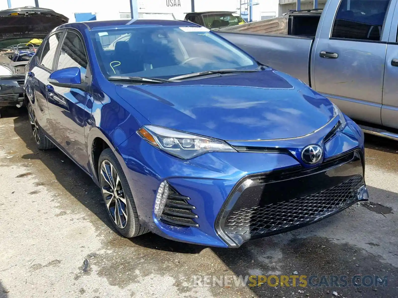 1 Photograph of a damaged car 5YFBURHE0KP878604 TOYOTA COROLLA 2019