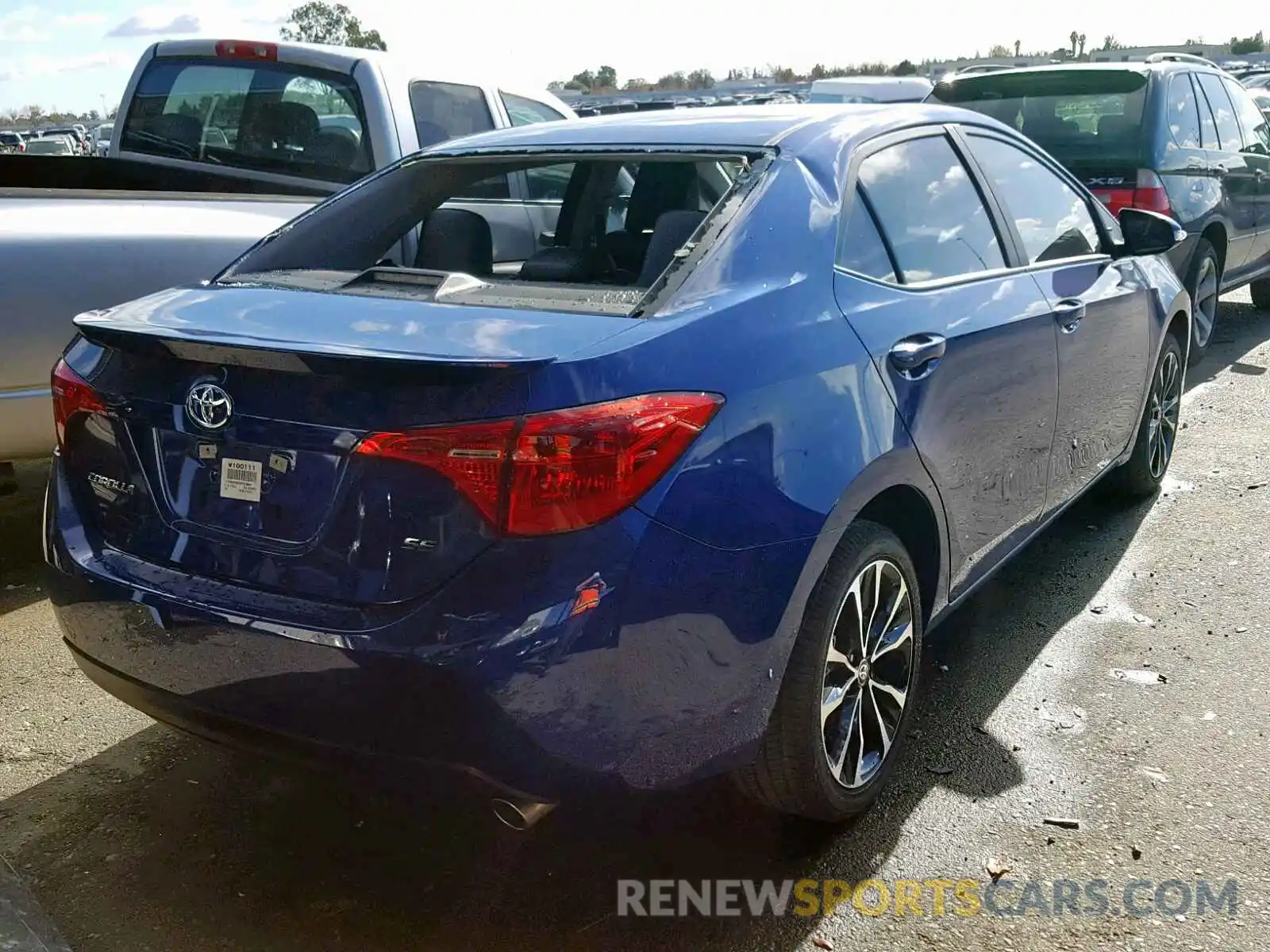 4 Photograph of a damaged car 5YFBURHE0KP878604 TOYOTA COROLLA 2019