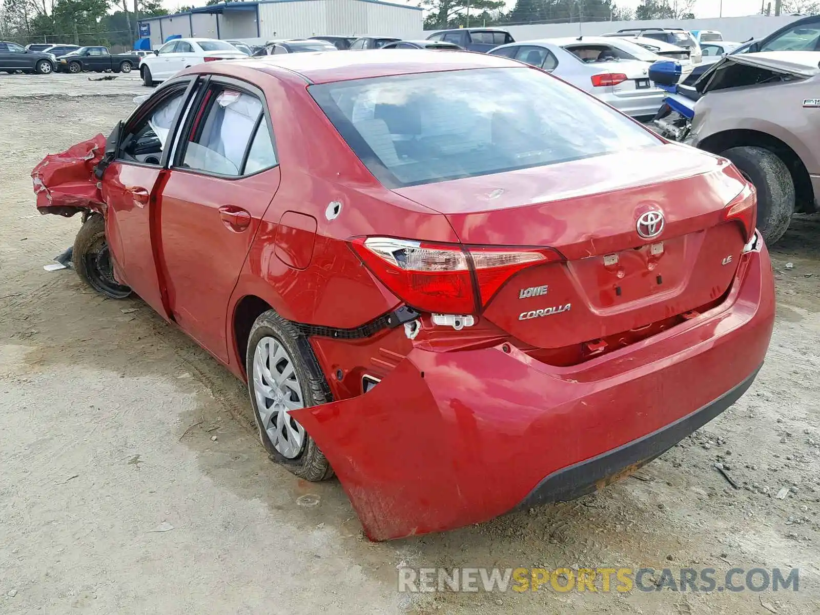 3 Photograph of a damaged car 5YFBURHE0KP878652 TOYOTA COROLLA 2019