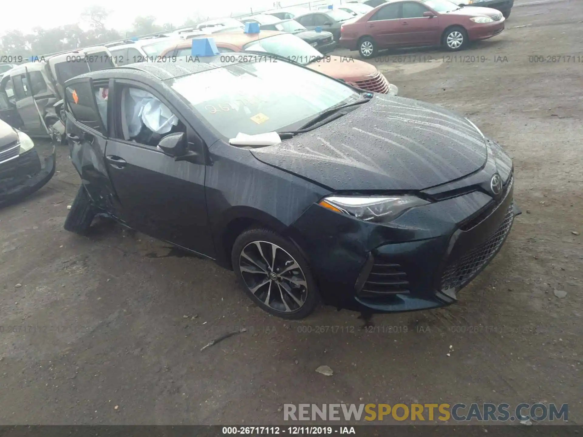 1 Photograph of a damaged car 5YFBURHE0KP879574 TOYOTA COROLLA 2019