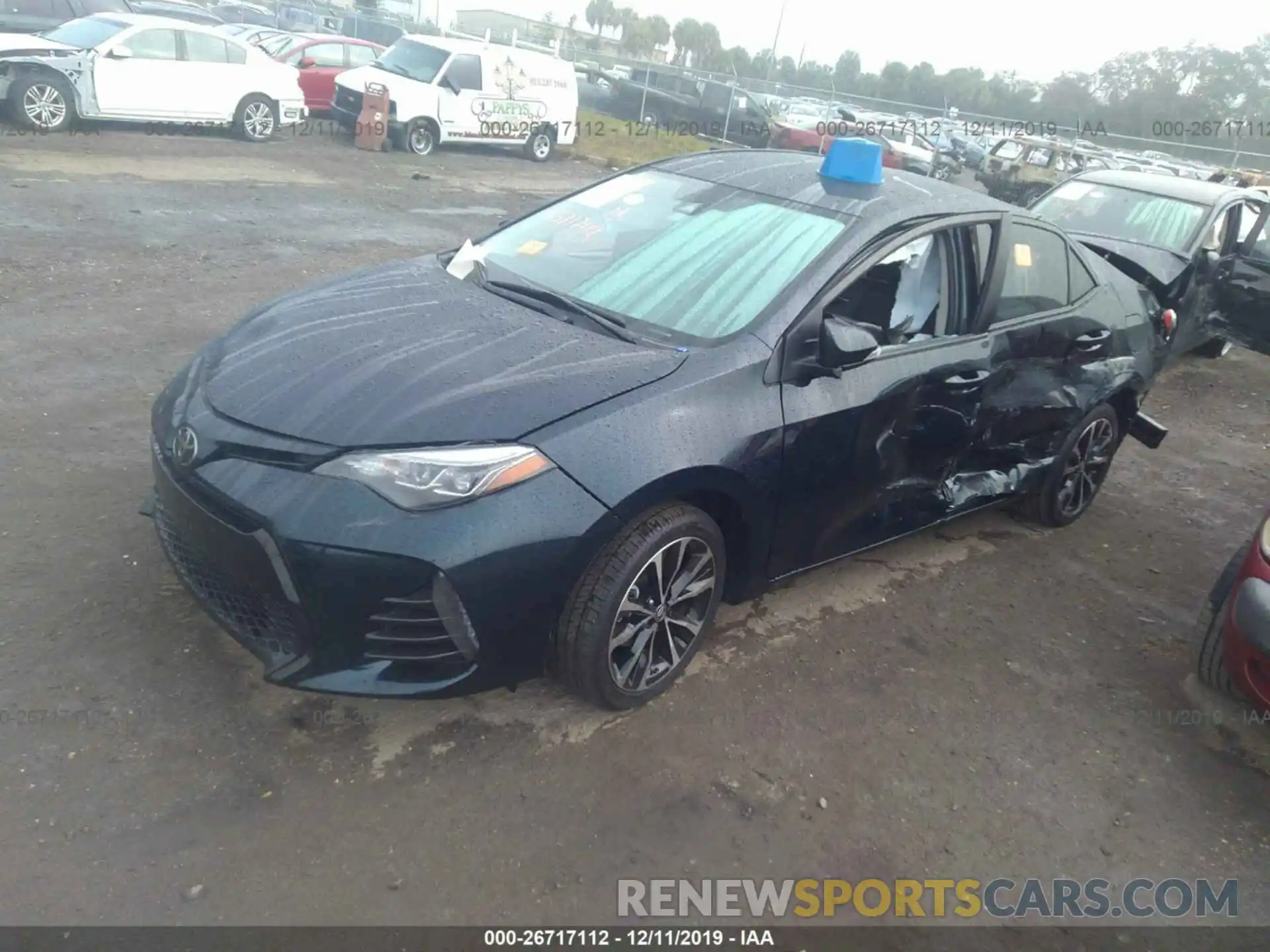 2 Photograph of a damaged car 5YFBURHE0KP879574 TOYOTA COROLLA 2019