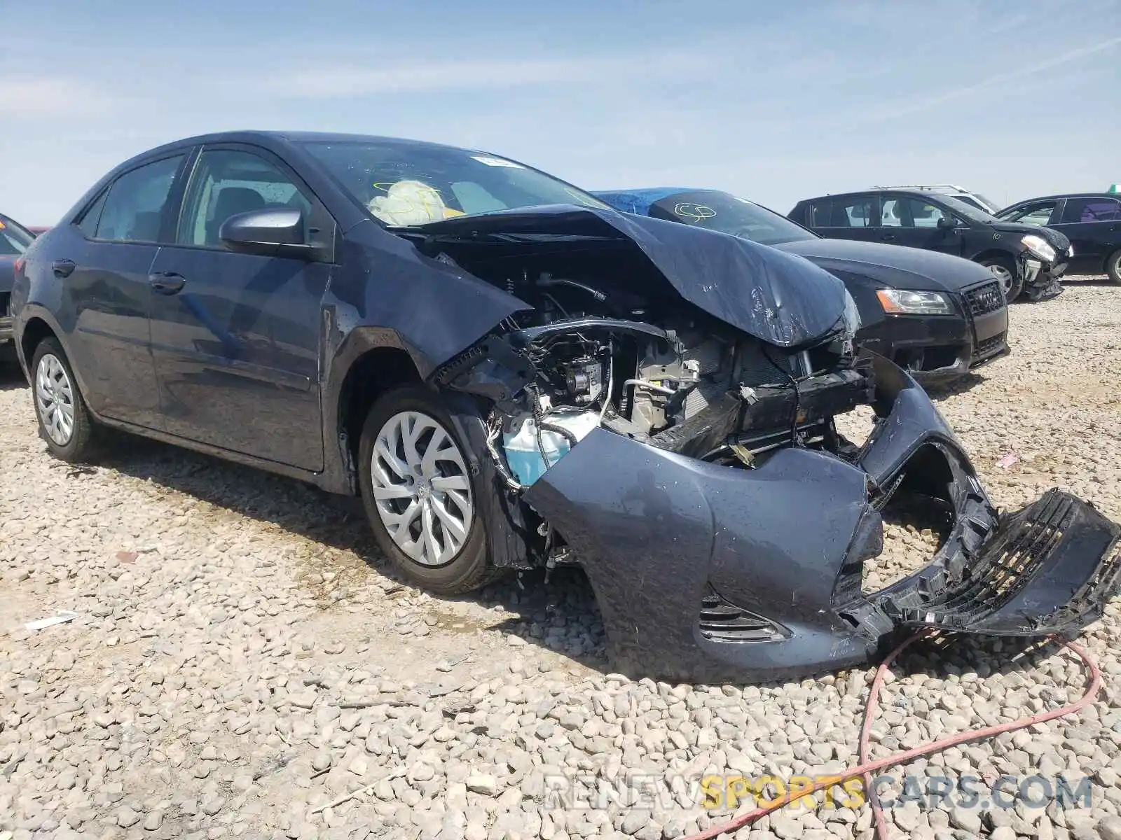 1 Photograph of a damaged car 5YFBURHE0KP880630 TOYOTA COROLLA 2019