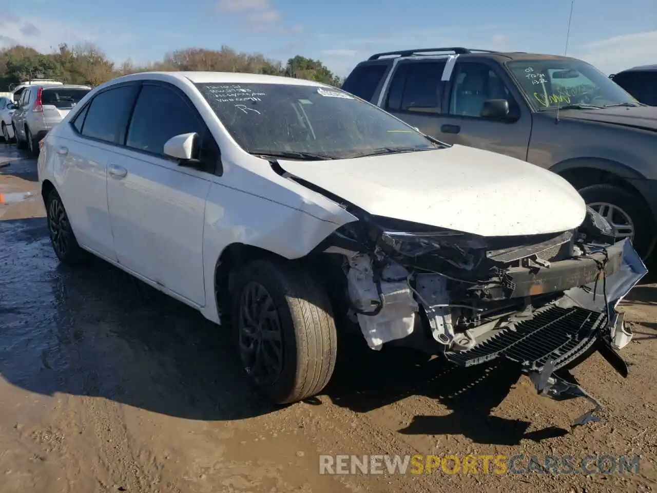 1 Photograph of a damaged car 5YFBURHE0KP880711 TOYOTA COROLLA 2019