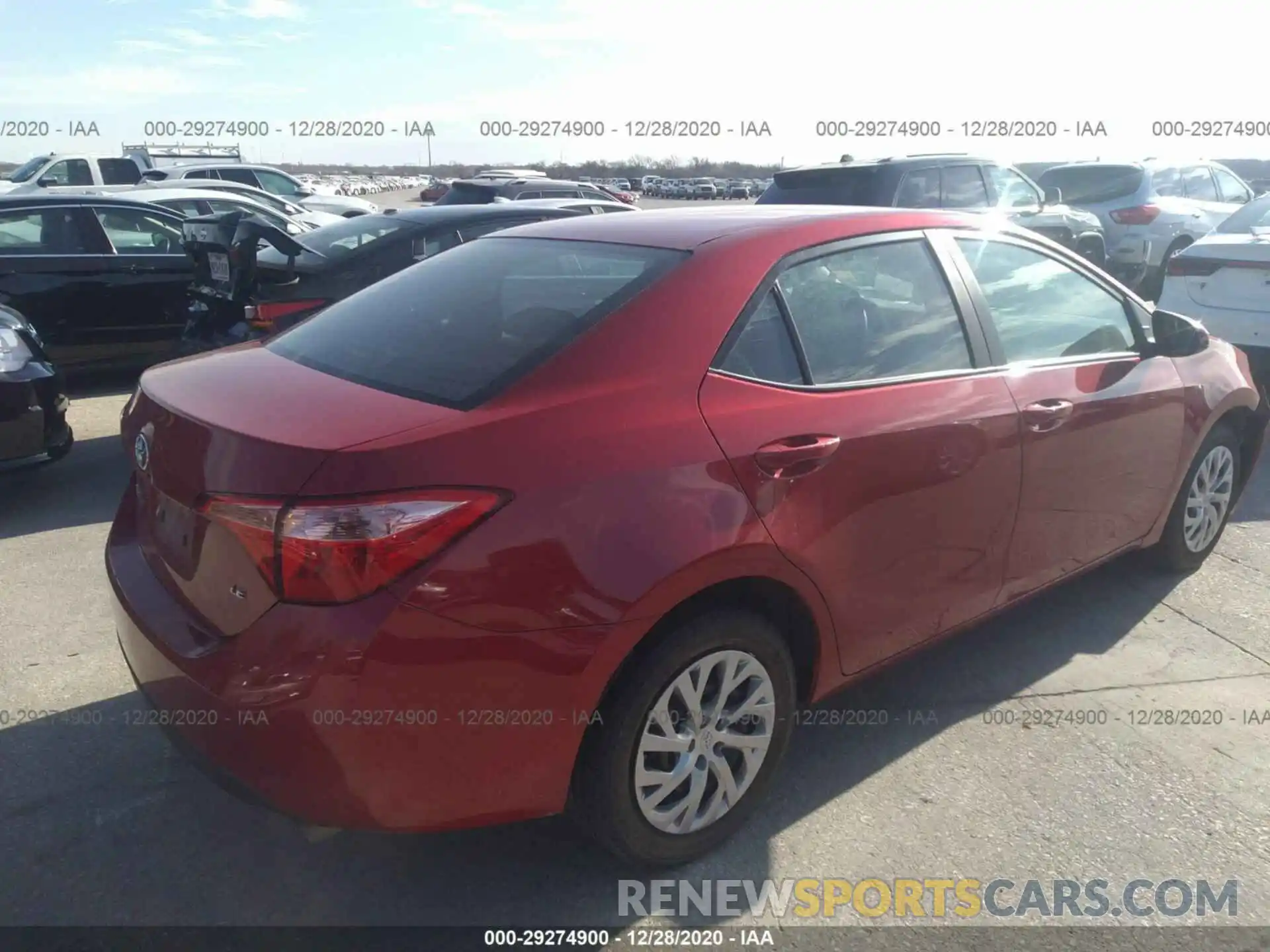 4 Photograph of a damaged car 5YFBURHE0KP881017 TOYOTA COROLLA 2019