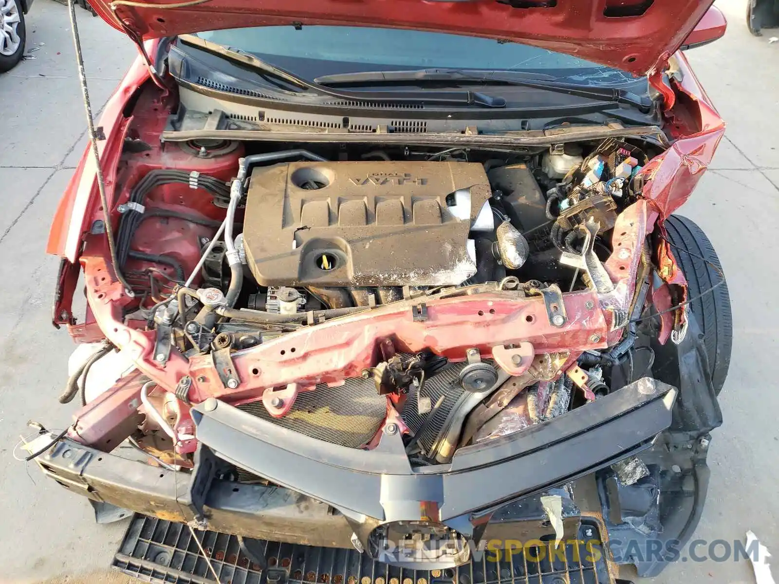 7 Photograph of a damaged car 5YFBURHE0KP881390 TOYOTA COROLLA 2019