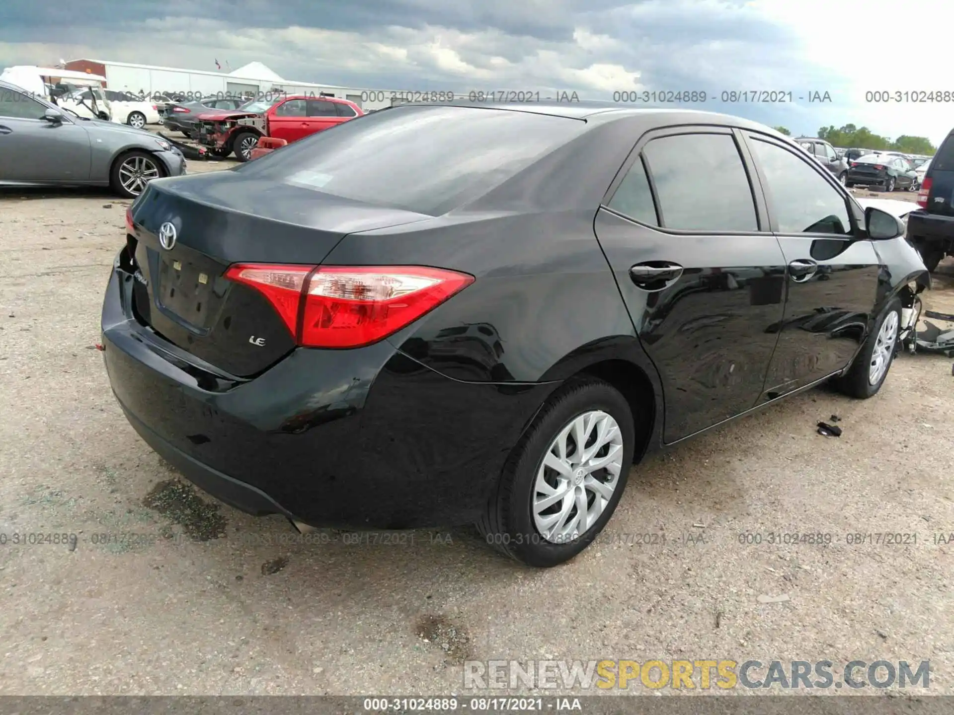 4 Photograph of a damaged car 5YFBURHE0KP882085 TOYOTA COROLLA 2019