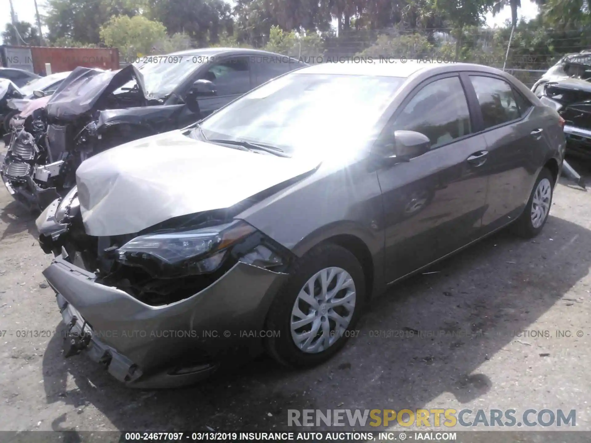 2 Photograph of a damaged car 5YFBURHE0KP882457 TOYOTA COROLLA 2019