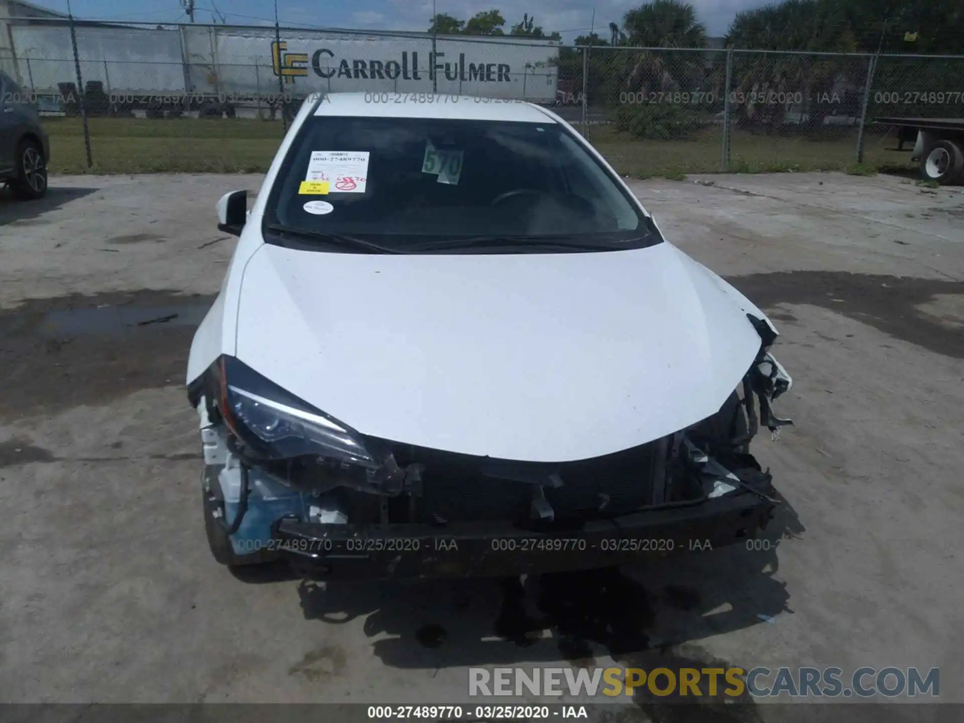 6 Photograph of a damaged car 5YFBURHE0KP882846 TOYOTA COROLLA 2019