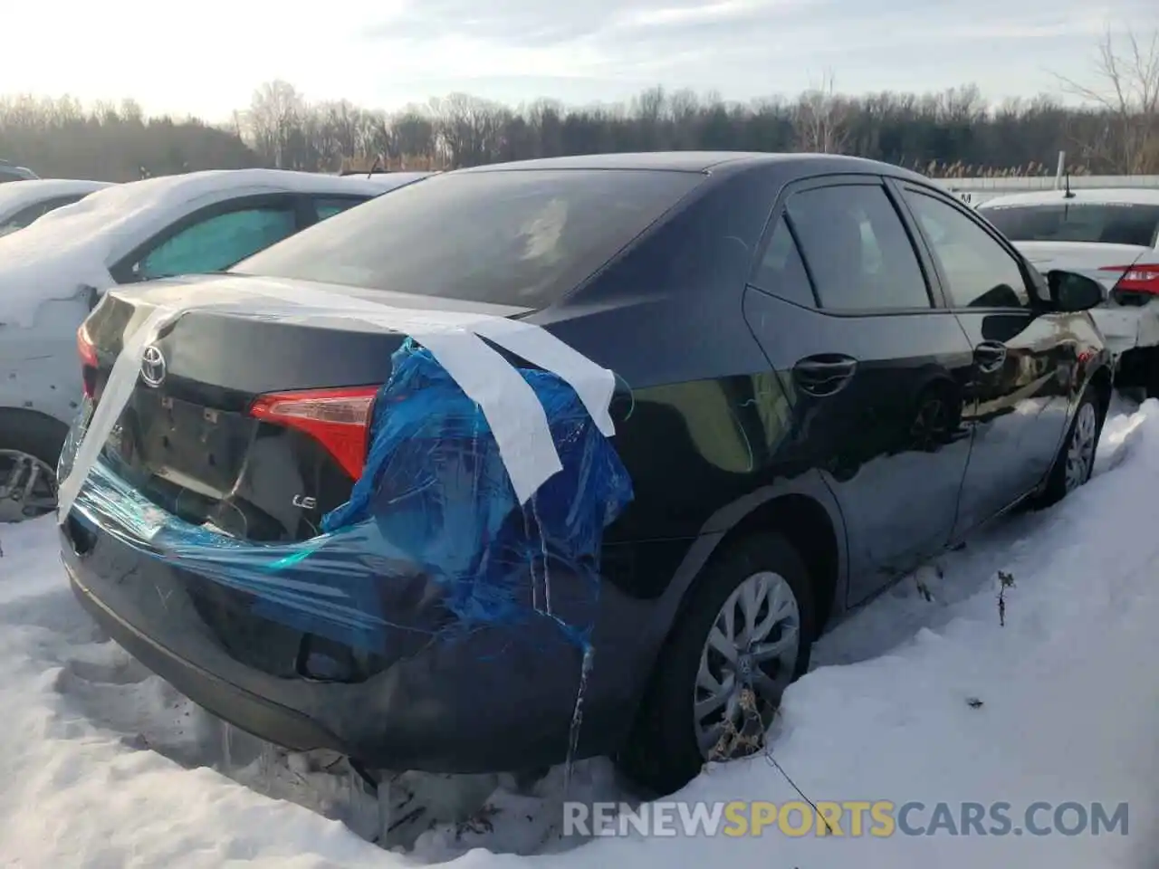 4 Photograph of a damaged car 5YFBURHE0KP882989 TOYOTA COROLLA 2019