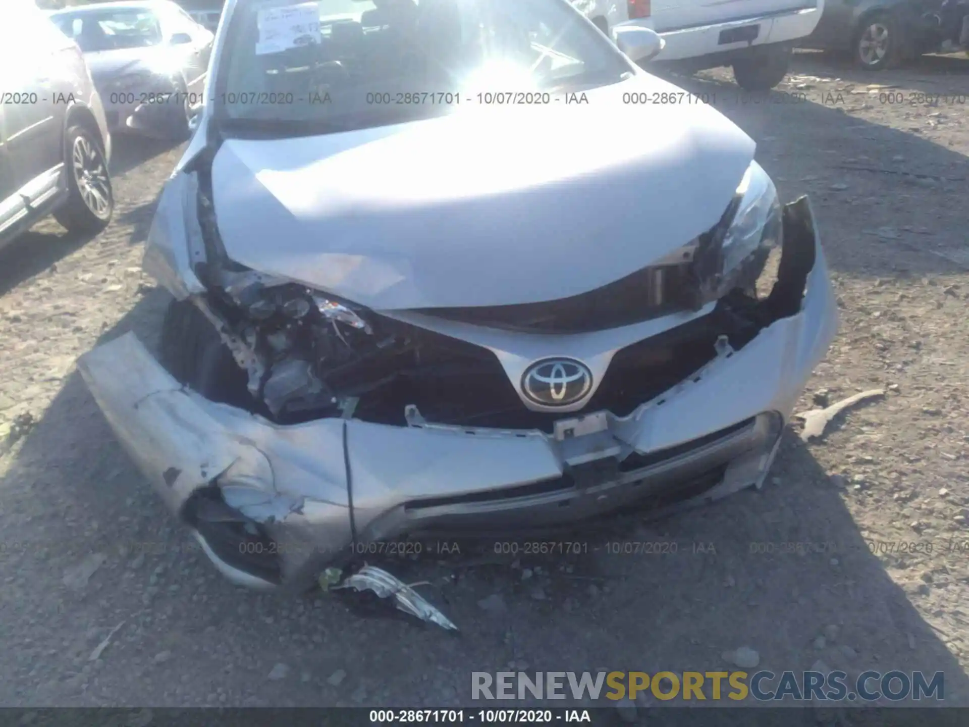 6 Photograph of a damaged car 5YFBURHE0KP883107 TOYOTA COROLLA 2019