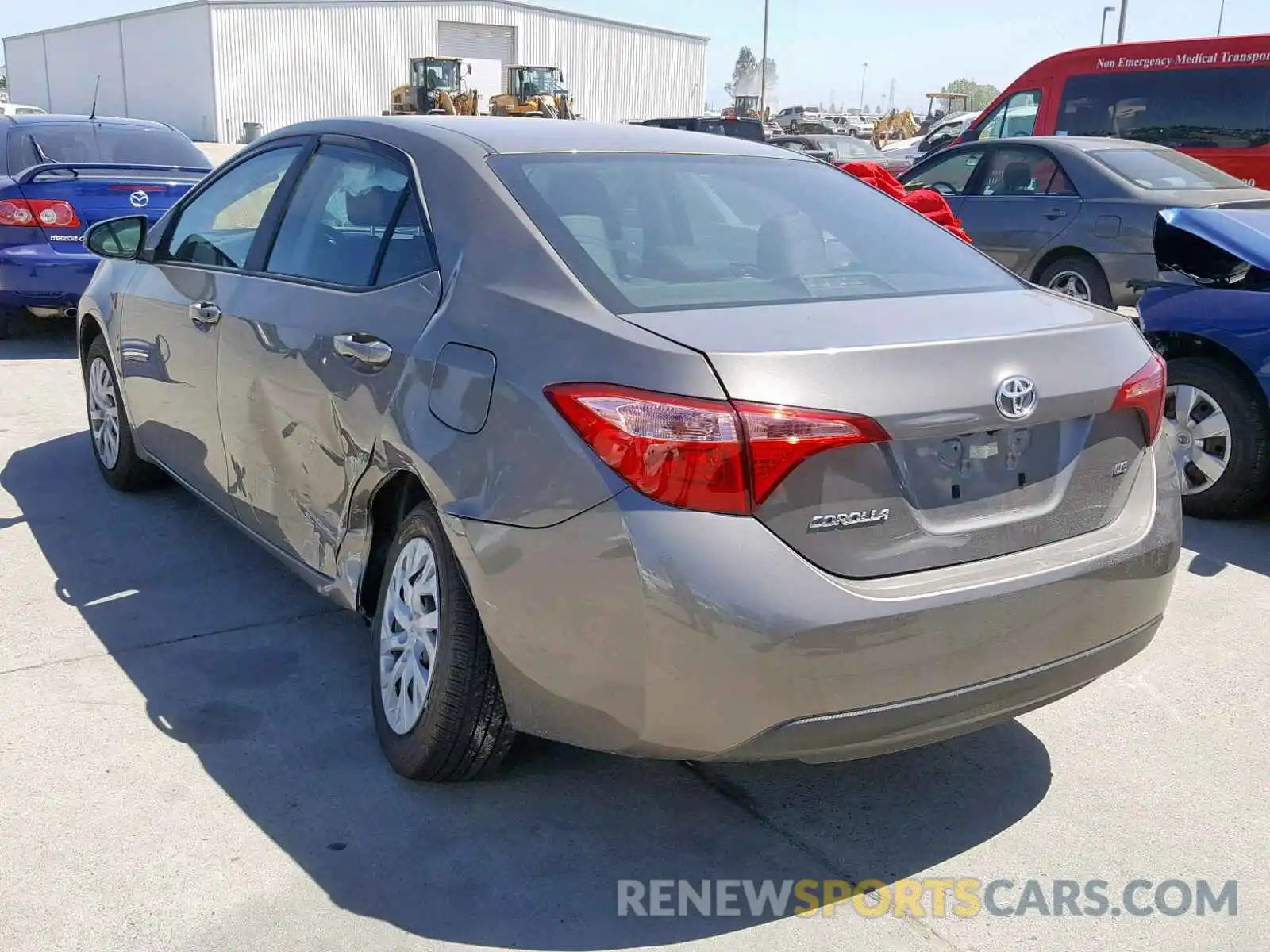 3 Photograph of a damaged car 5YFBURHE0KP883172 TOYOTA COROLLA 2019