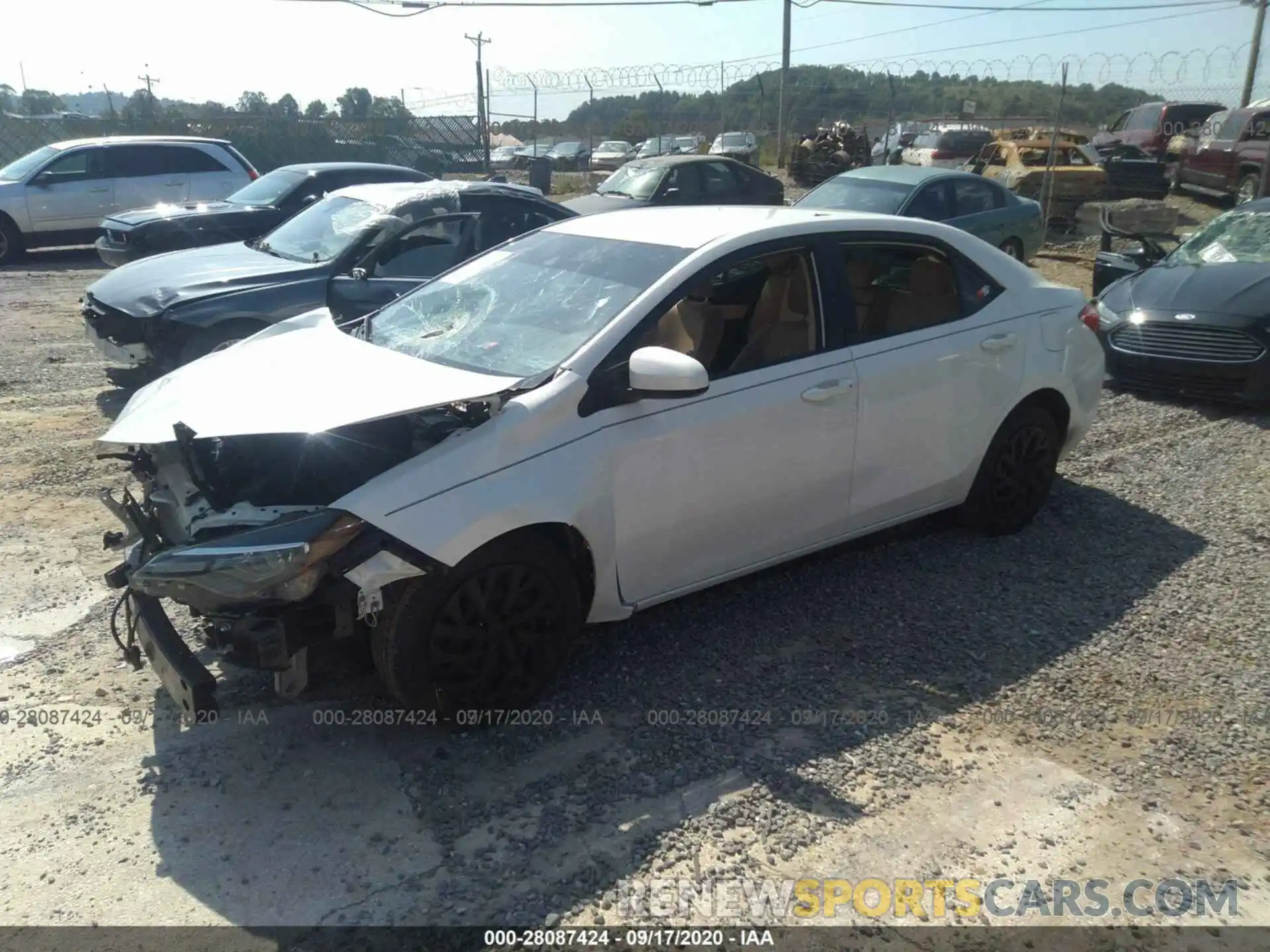 13 Photograph of a damaged car 5YFBURHE0KP883995 TOYOTA COROLLA 2019