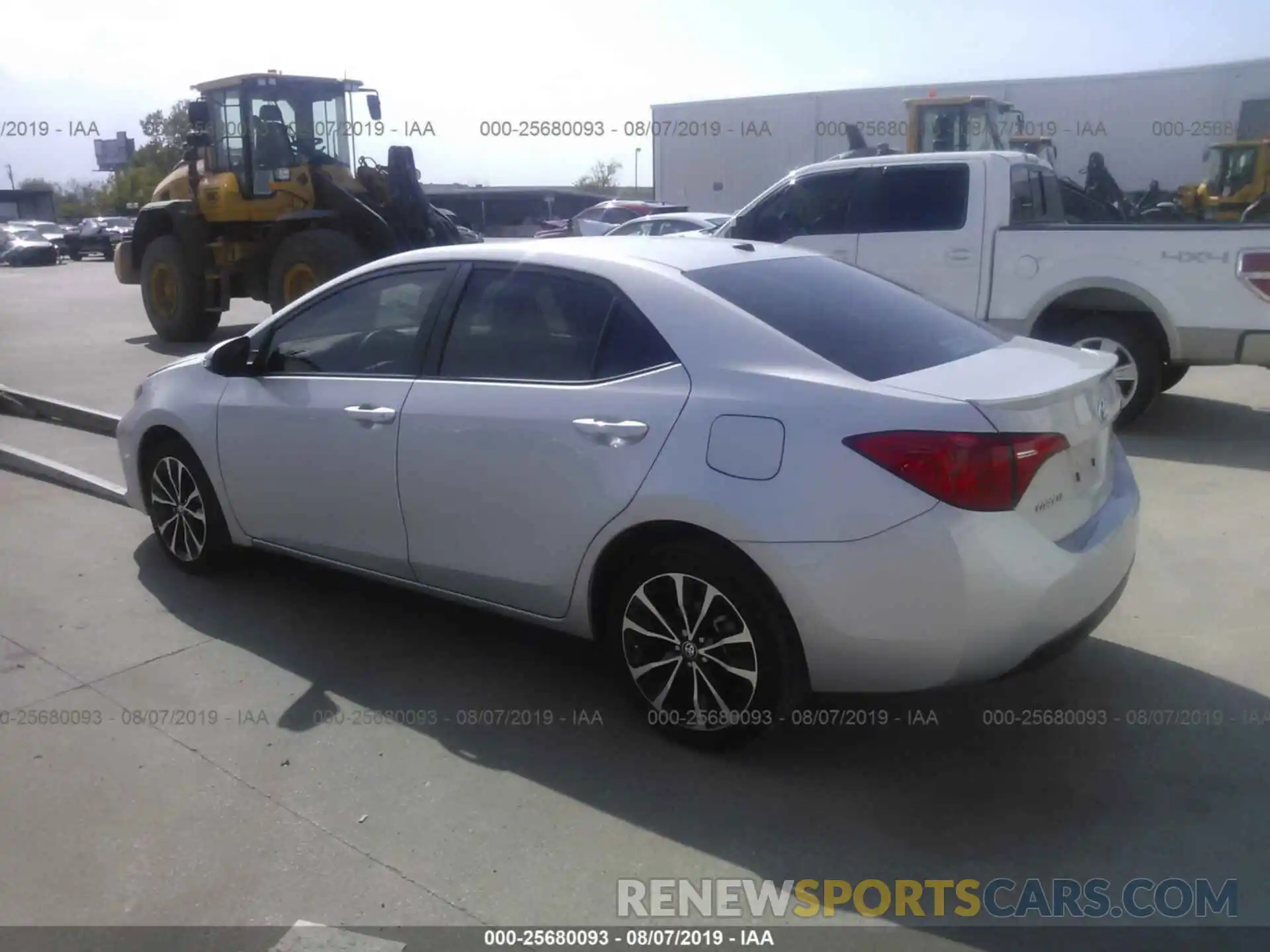 3 Photograph of a damaged car 5YFBURHE0KP884189 TOYOTA COROLLA 2019