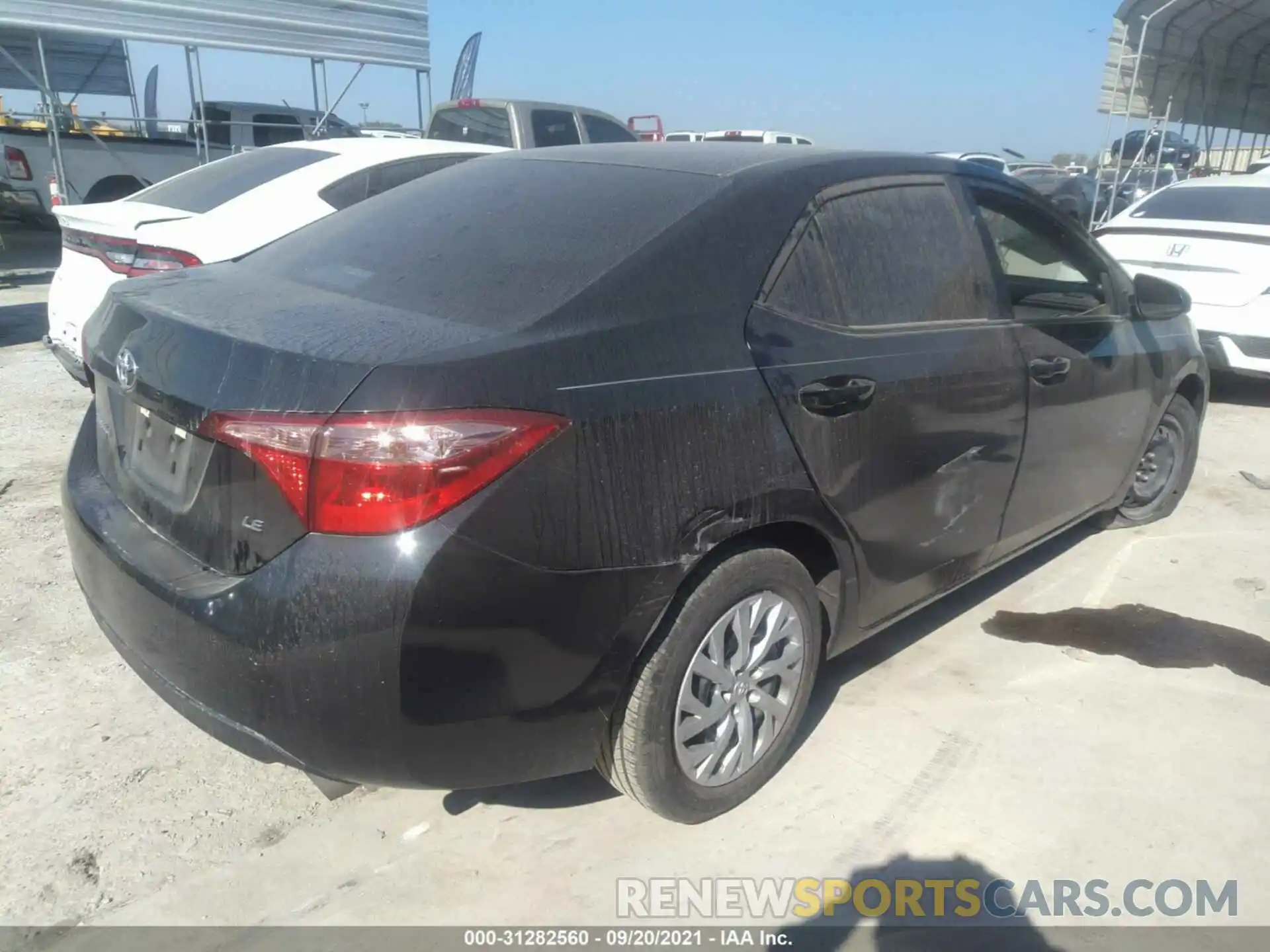 4 Photograph of a damaged car 5YFBURHE0KP884354 TOYOTA COROLLA 2019